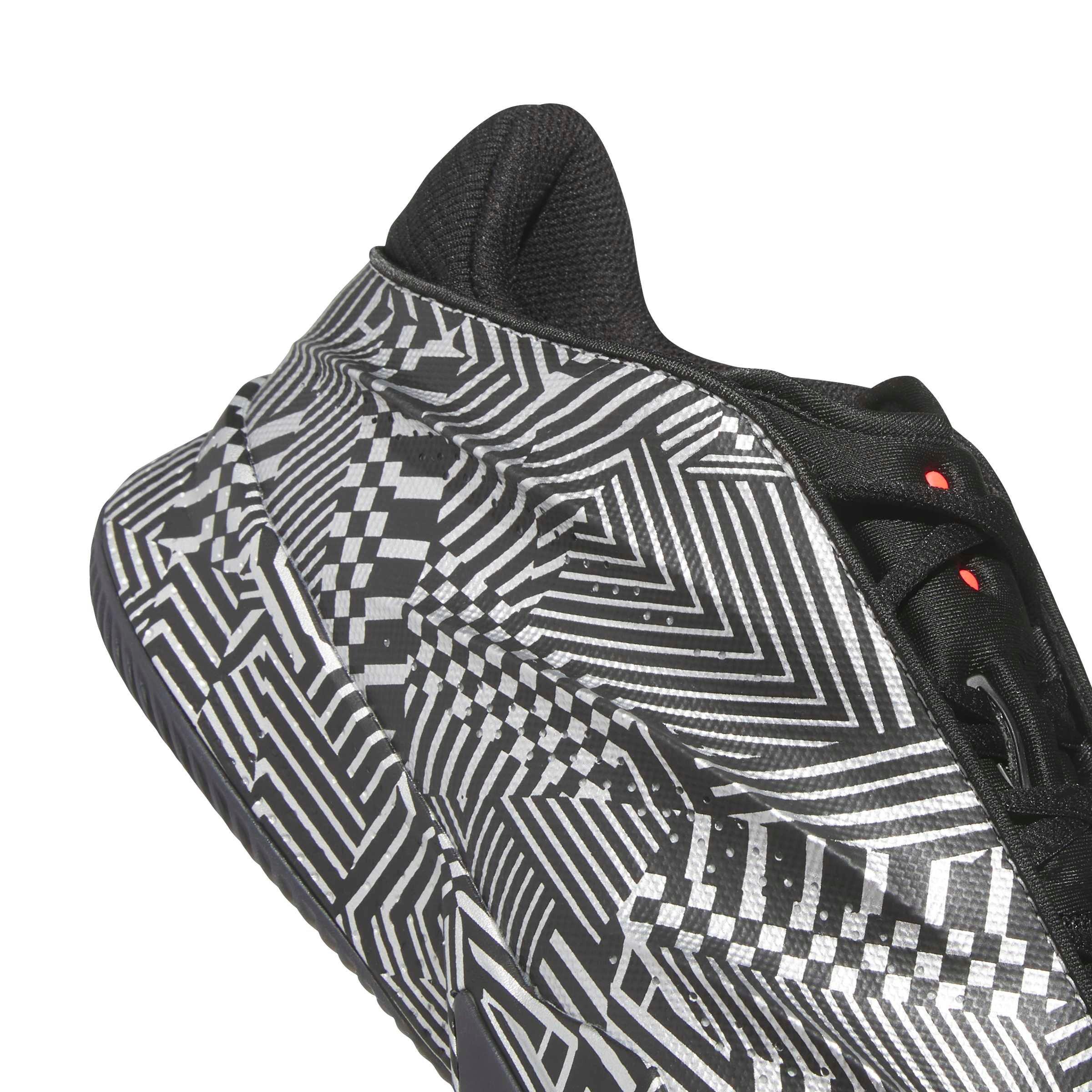 adidas Crazy Energy+ "Silver Metallic/Core Black/Lucid Red" Men's Basketball Shoe - SILVER/BLACK/RED Thumbnail View 5