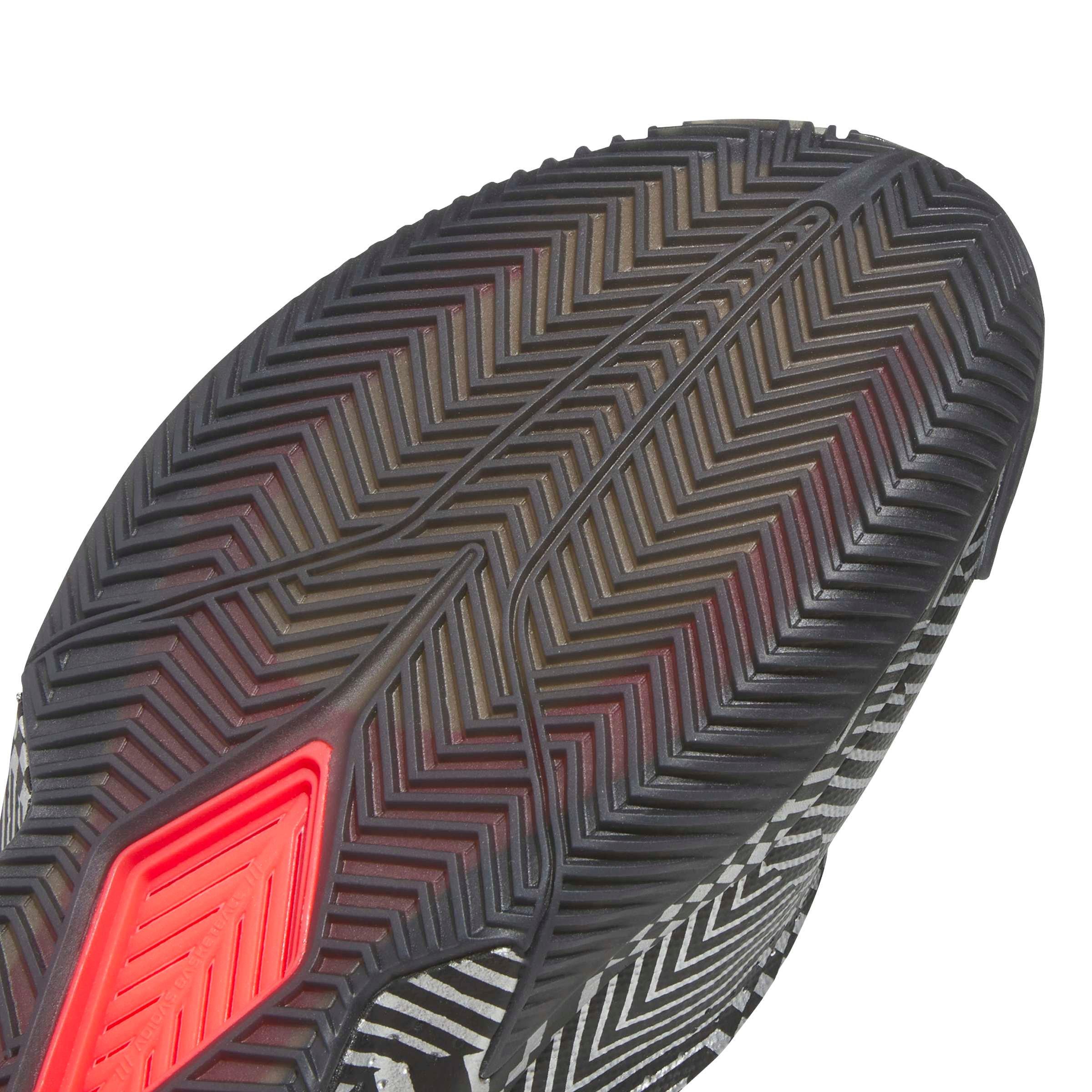 adidas Crazy Energy+ "Silver Metallic/Core Black/Lucid Red" Men's Basketball Shoe - SILVER/BLACK/RED Thumbnail View 6