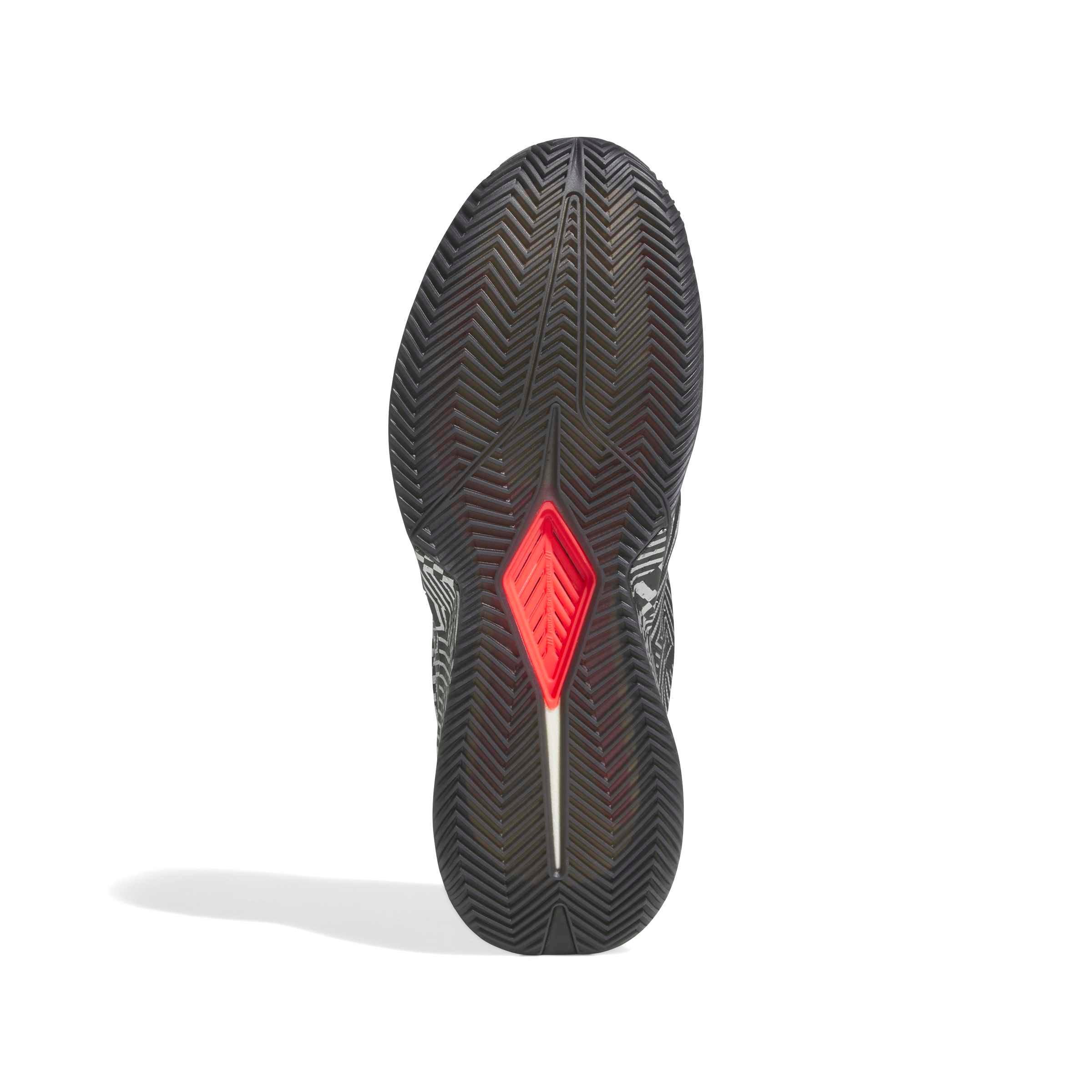 adidas Crazy Energy+ "Silver Metallic/Core Black/Lucid Red" Men's Basketball Shoe - SILVER/BLACK/RED Thumbnail View 8