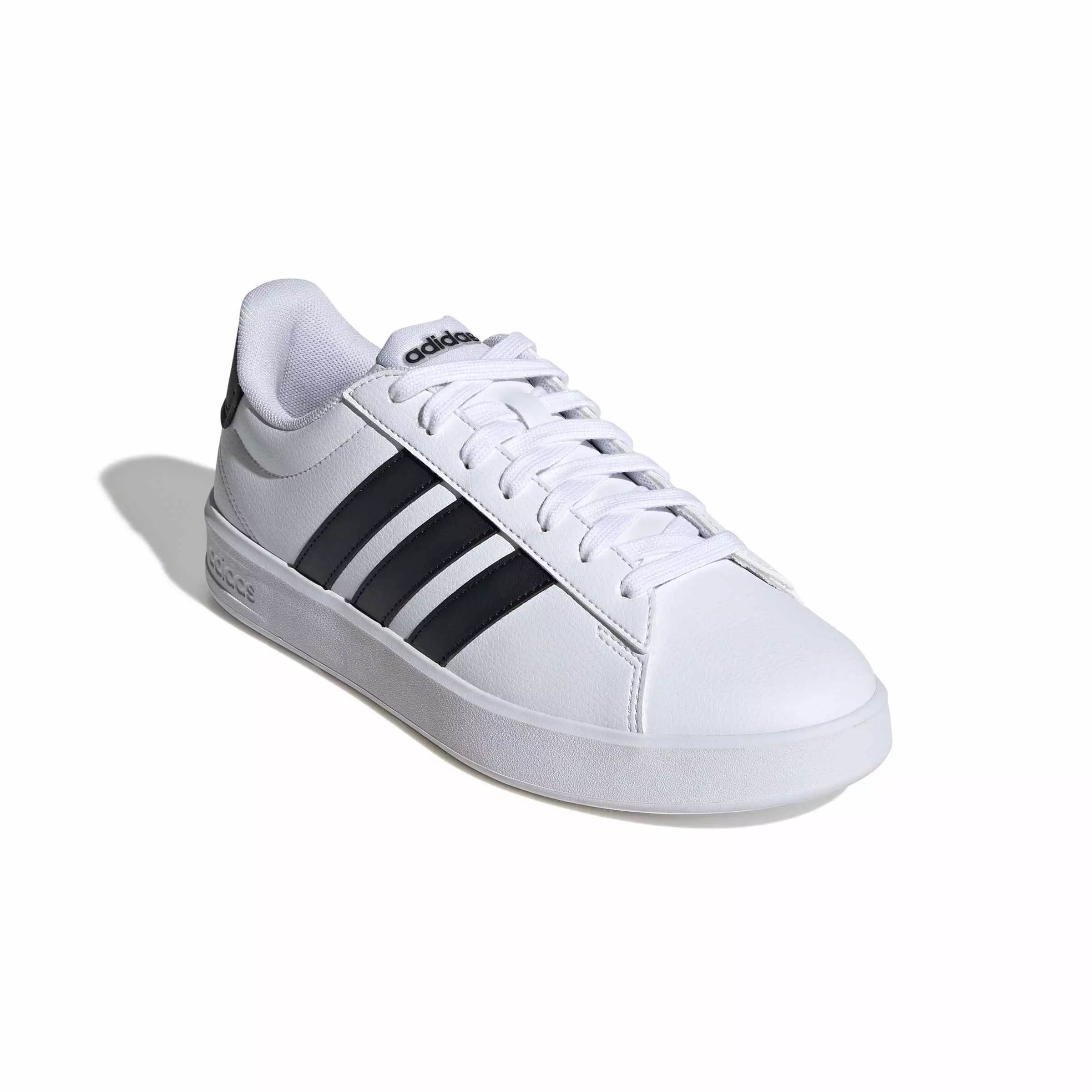 adidas Grand Court "Ftwr White/Core Black/Ftwr White" Women's Shoe - WHITE/BLACK/WHITE