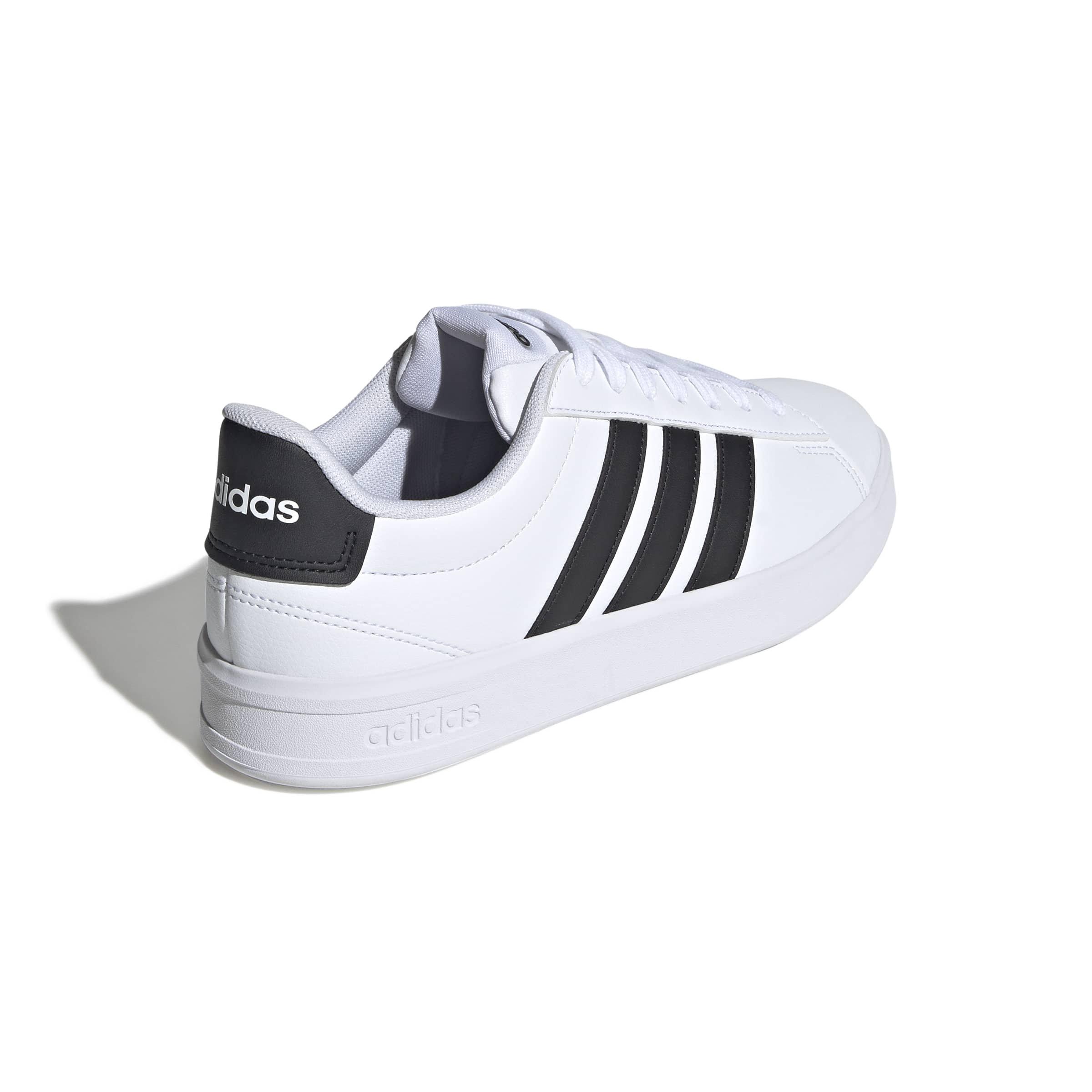 adidas Grand Court "Ftwr White/Core Black/Ftwr White" Women's Shoe - WHITE/BLACK/WHITE