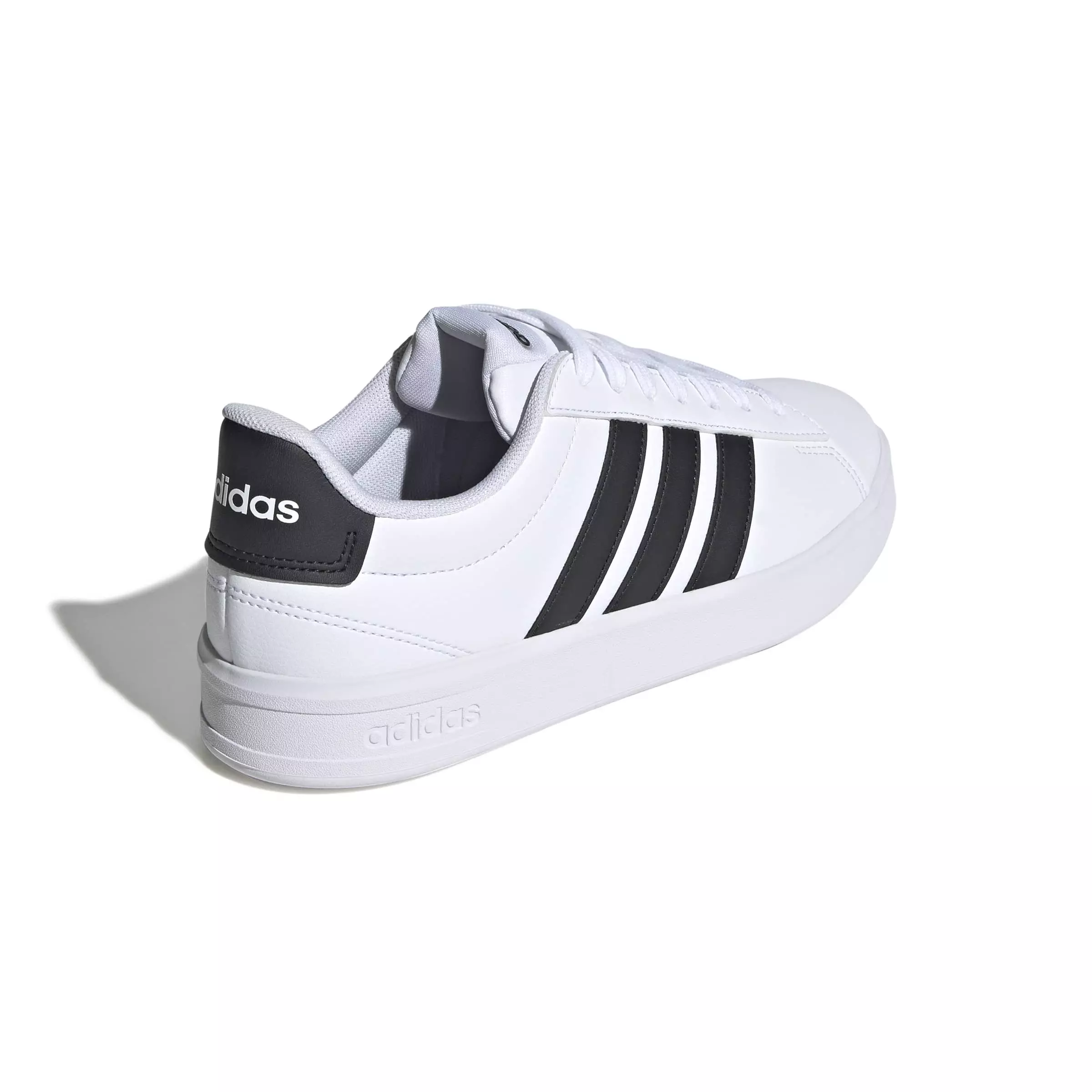 adidas Grand Court "Ftwr White/Core Black/Ftwr White" Women's Shoe - WHITE/BLACK/WHITE