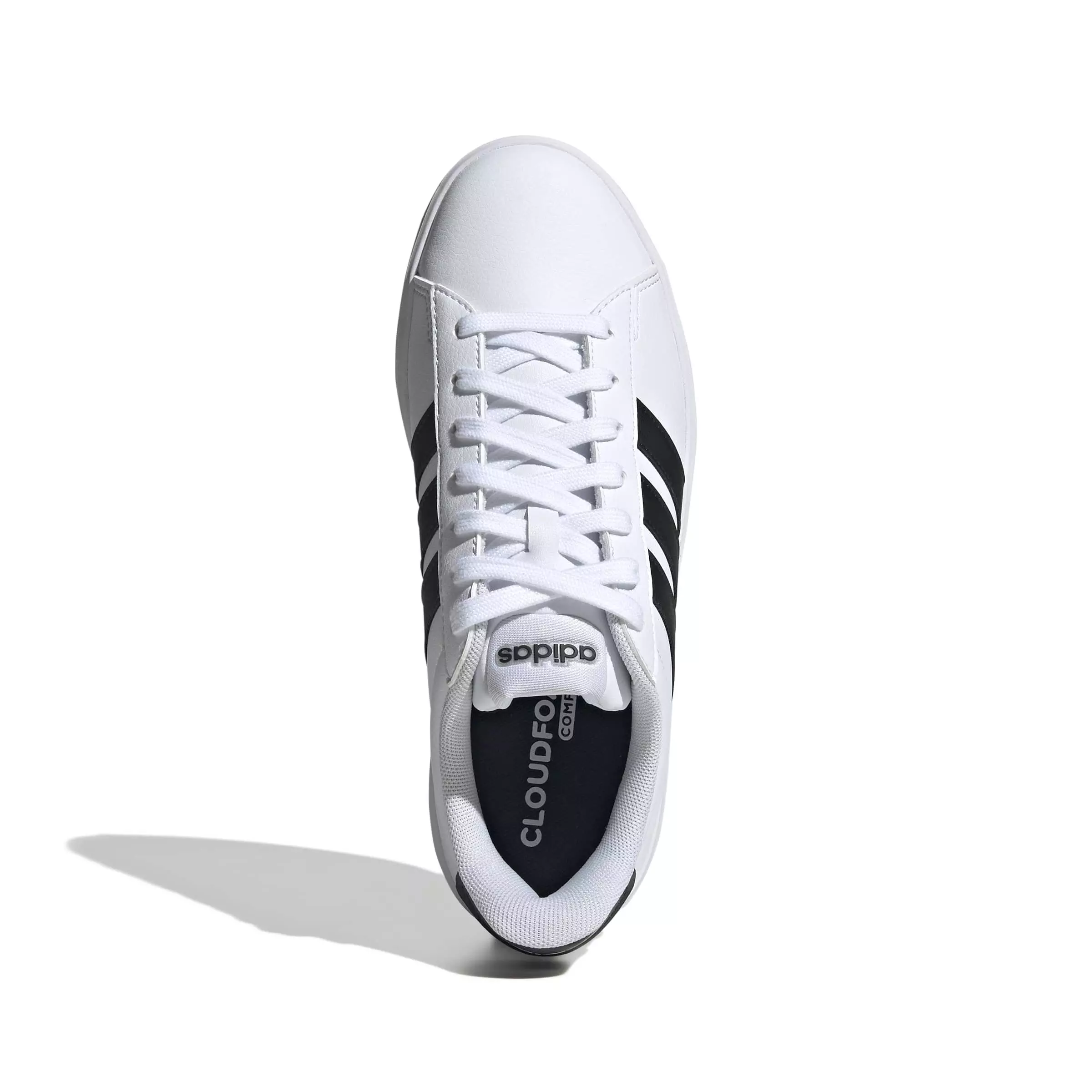 adidas Grand Court "Ftwr White/Core Black/Ftwr White" Women's Shoe - WHITE/BLACK/WHITE