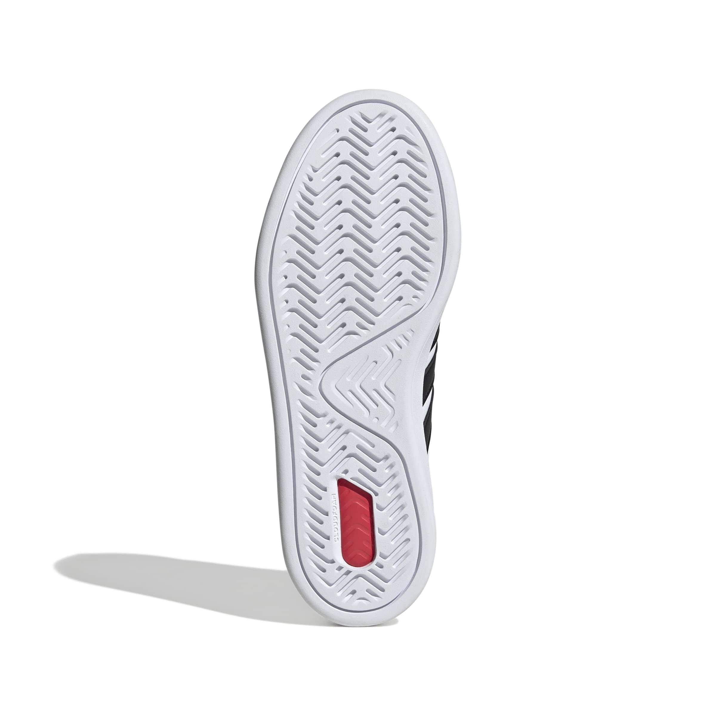 adidas Grand Court "Ftwr White/Core Black/Ftwr White" Women's Shoe - WHITE/BLACK/WHITE