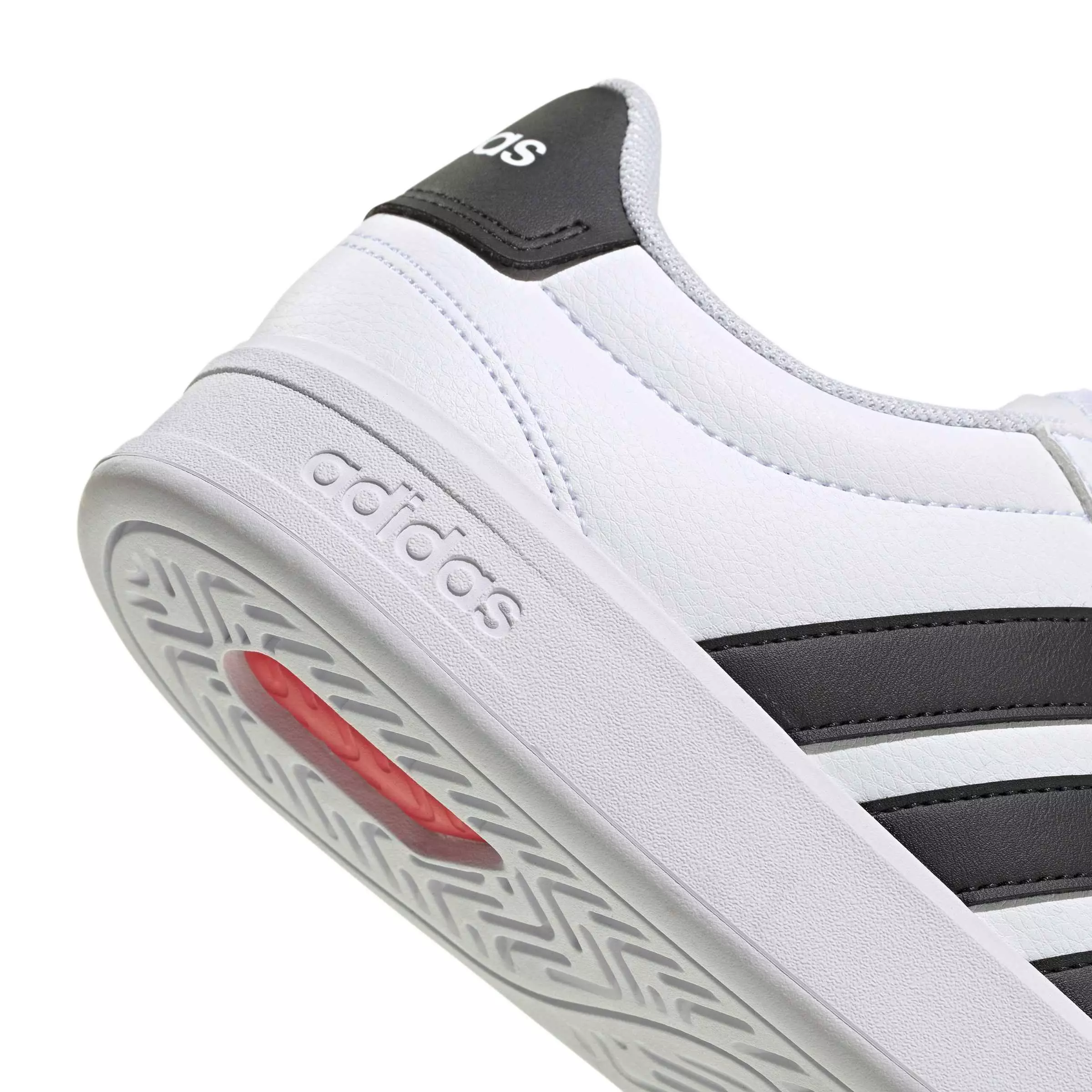 adidas Grand Court "Ftwr White/Core Black/Ftwr White" Women's Shoe - WHITE/BLACK/WHITE