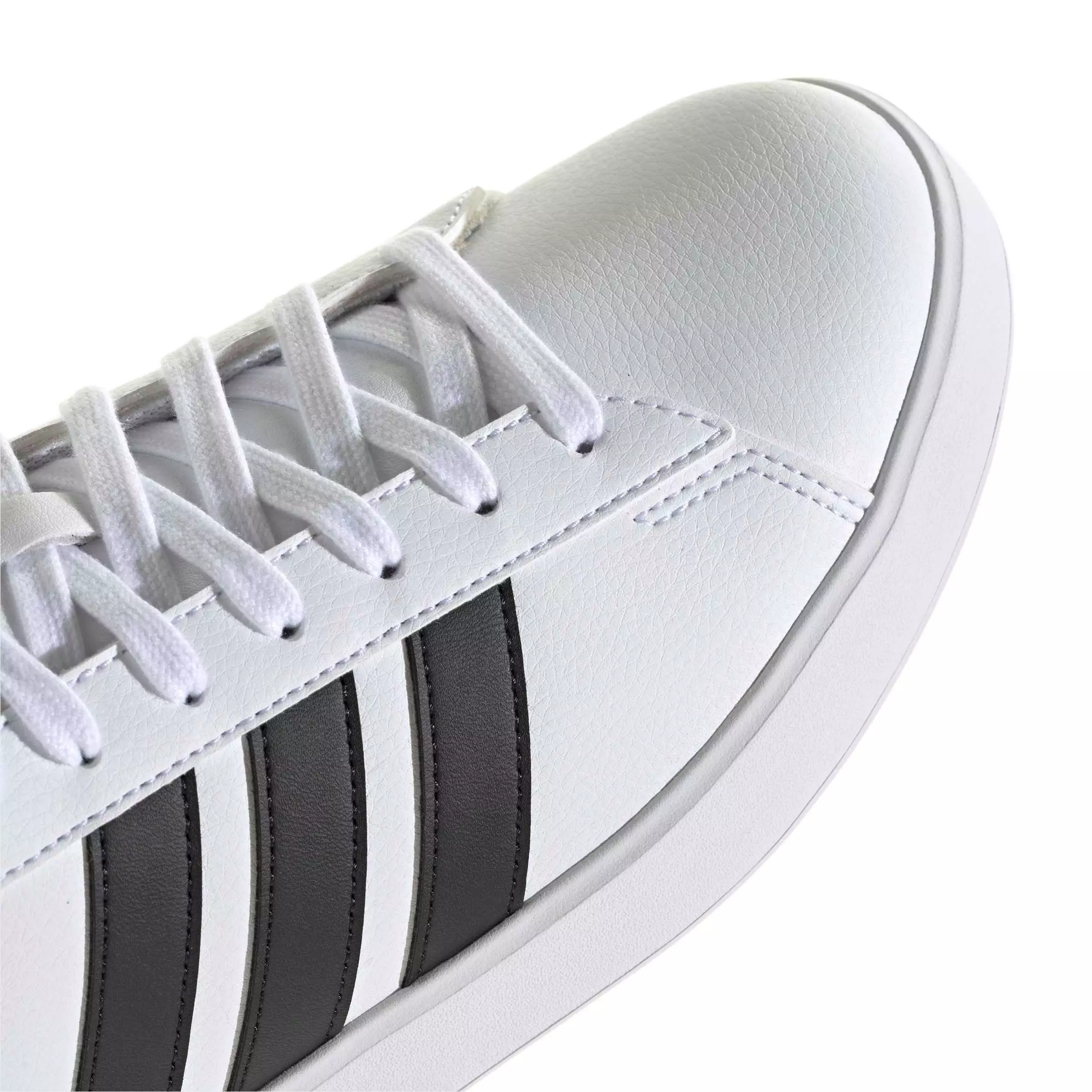 adidas Grand Court "Ftwr White/Core Black/Ftwr White" Women's Shoe - WHITE/BLACK/WHITE