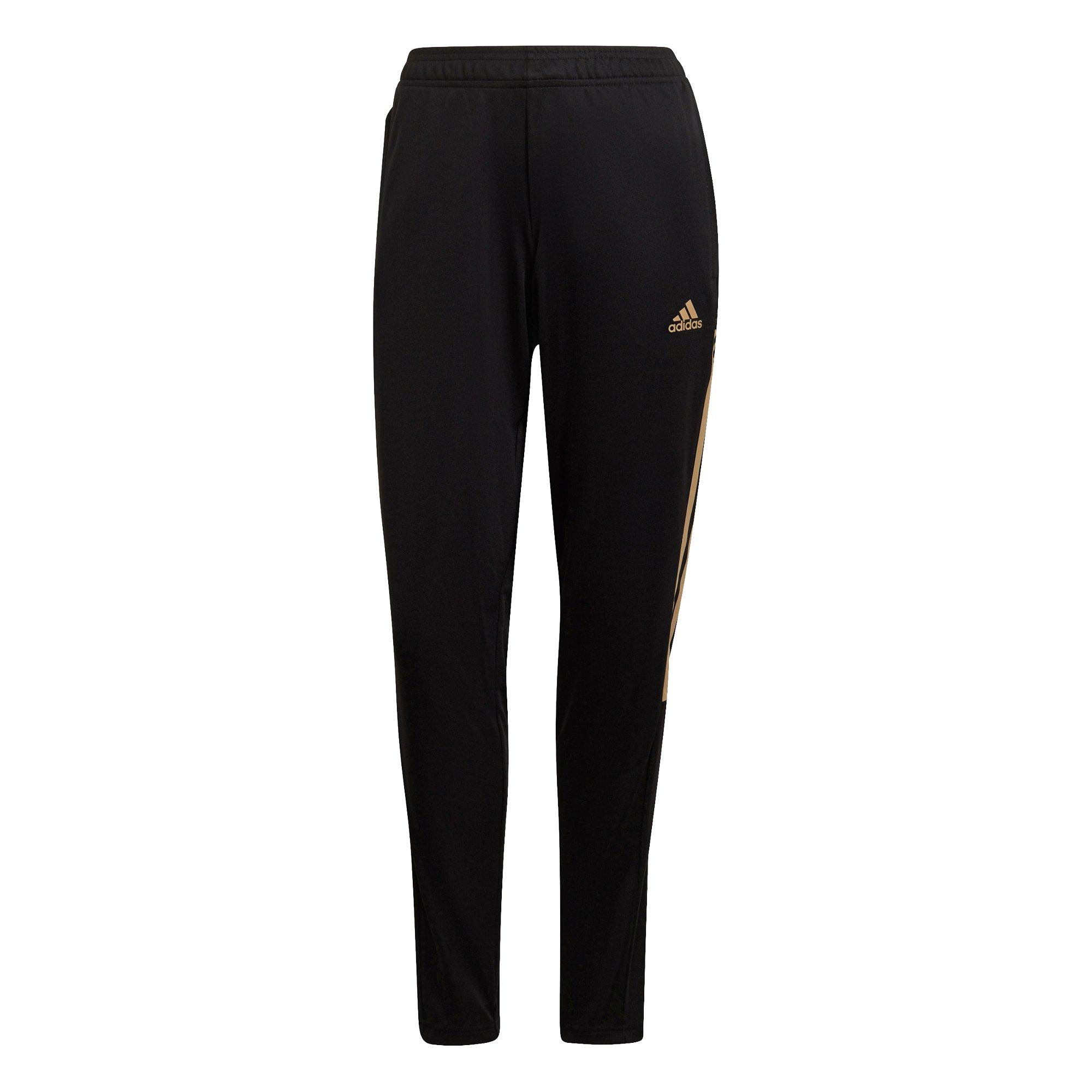 New Adidas Women's TIRO Soccer Track Pants, Black “end Plastic Waste” $75 XL