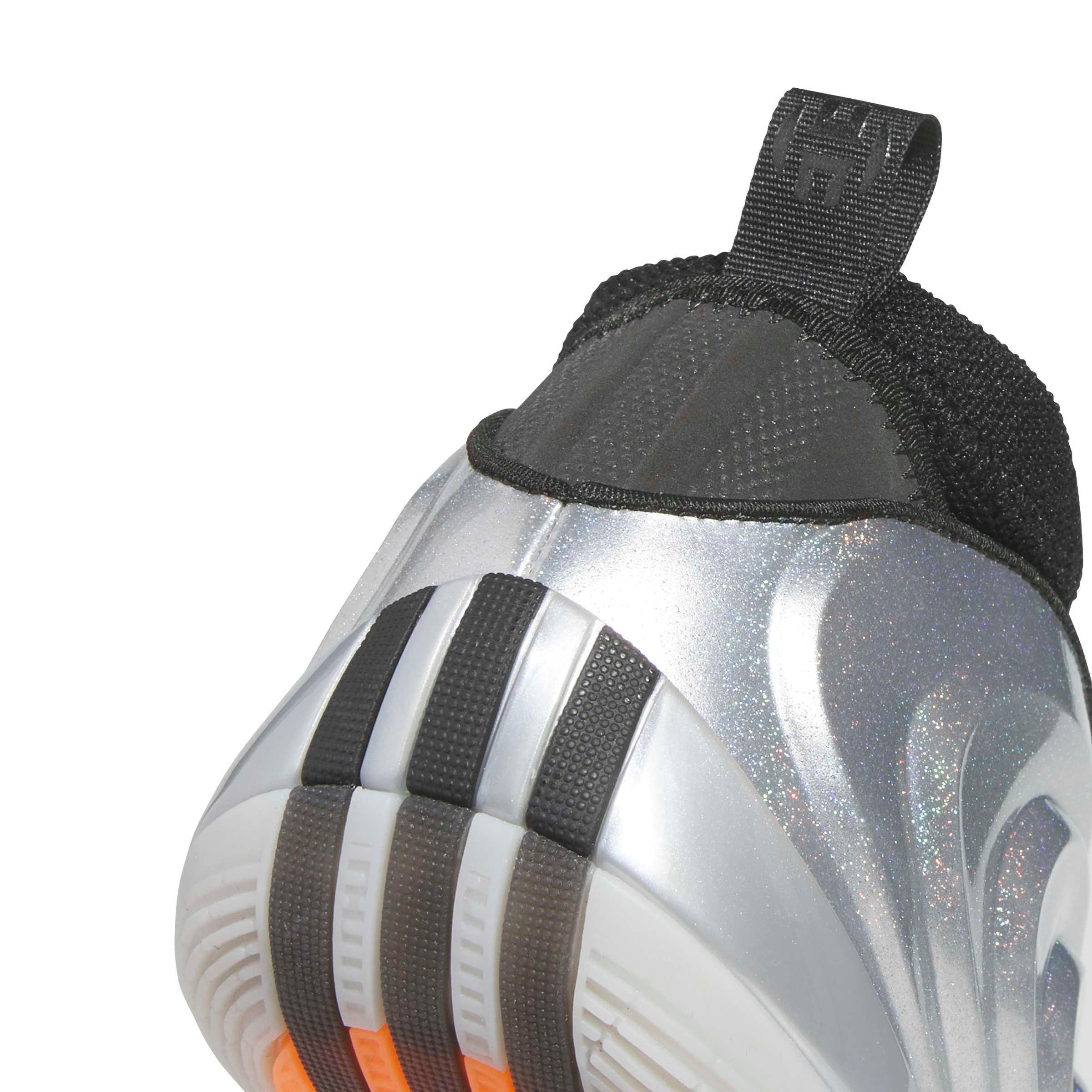 adidas Harden Volume 10 "Silver Metallic/Core Black/Lucid Orange" Men's Basketball Shoe - SILVER/BLACK/ORANGE Thumbnail View 6