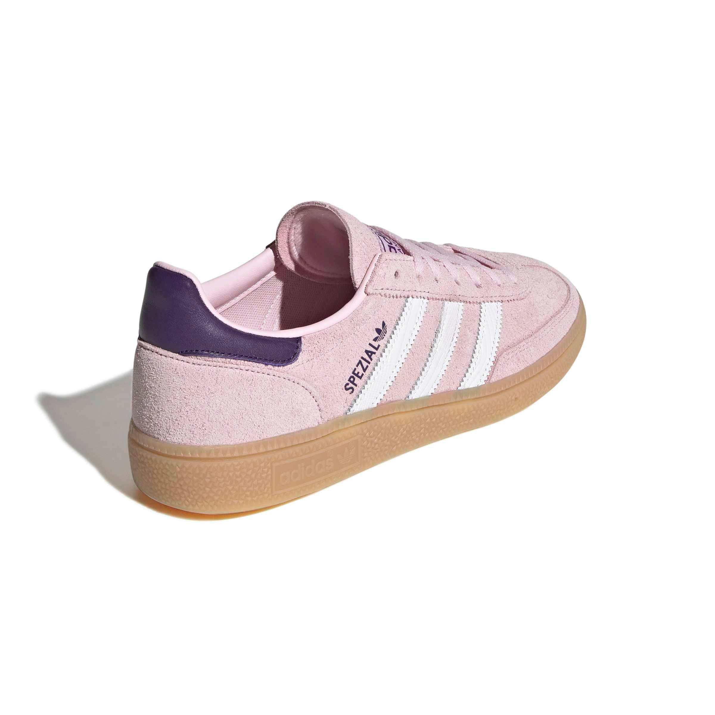 adidas Originals Handball Spezial "Clear Pink/Ftwr White/Violet" Women's Shoe - PINK/WHITE/VIOLET