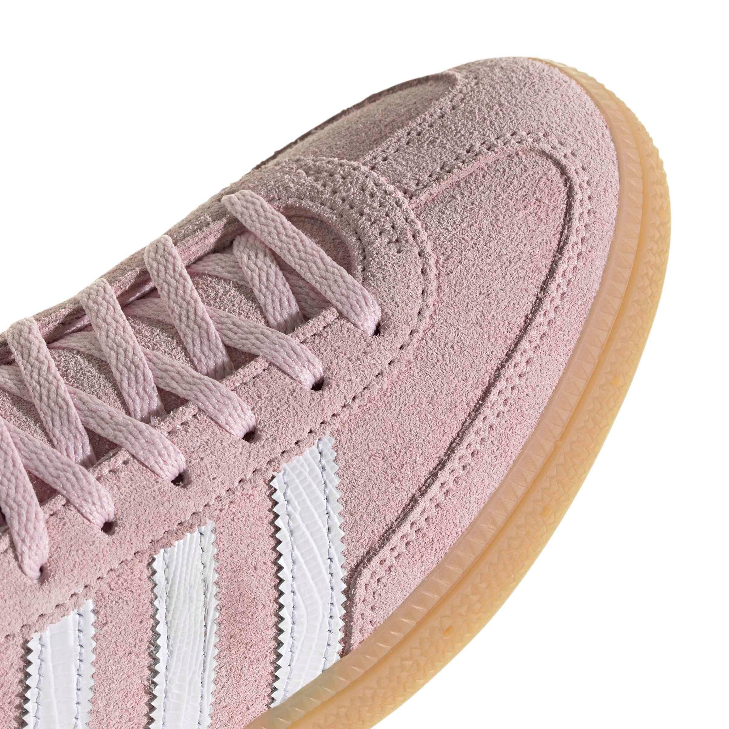 adidas Originals Handball Spezial "Clear Pink/Ftwr White/Violet" Women's Shoe - PINK/WHITE/VIOLET