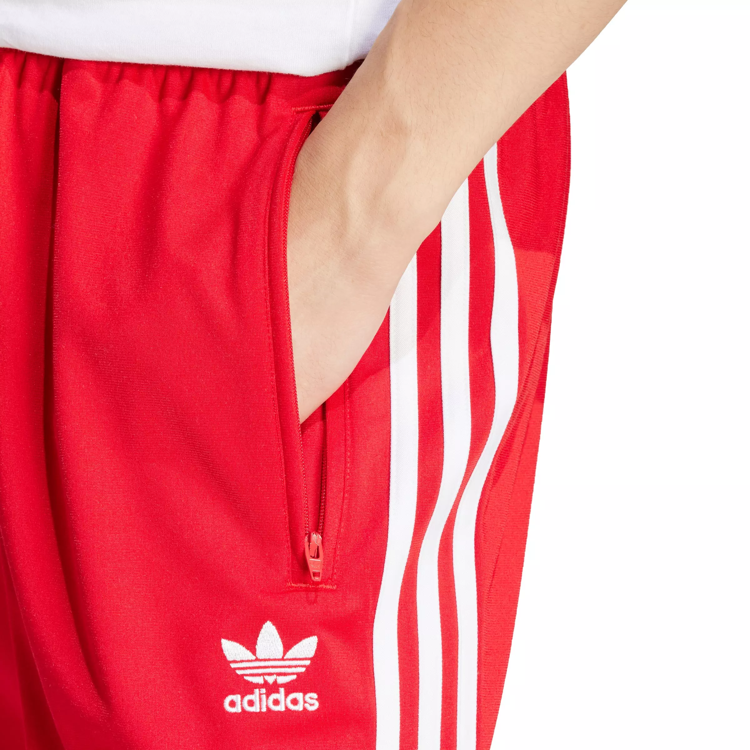 adidas Originals Men's Adicolor Firebird Shorts - Red - RED