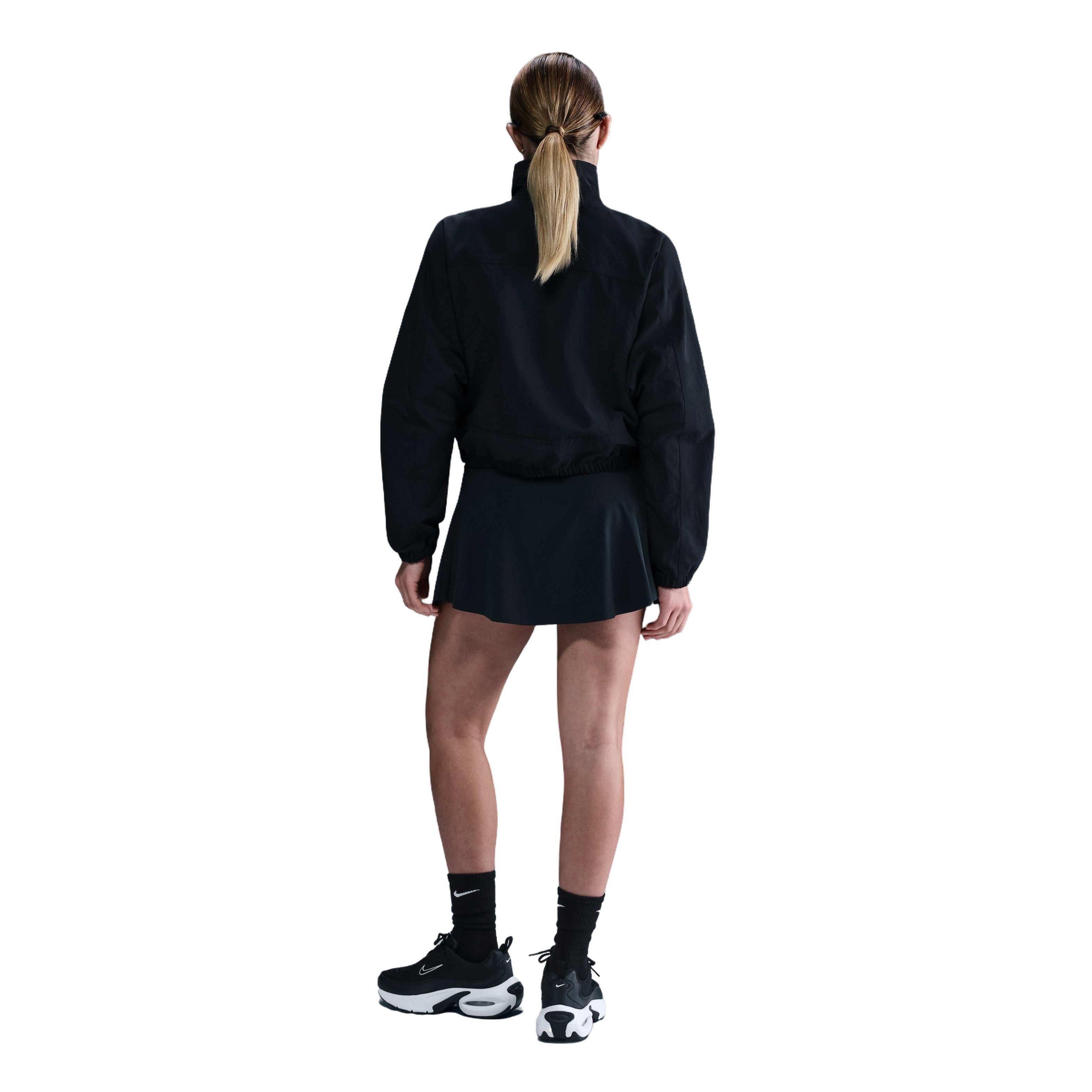 Nike Women's Sportswear Everything Wovens Oversized Repel UV Protection Jacket - Black - BLACK Thumbnail View 5