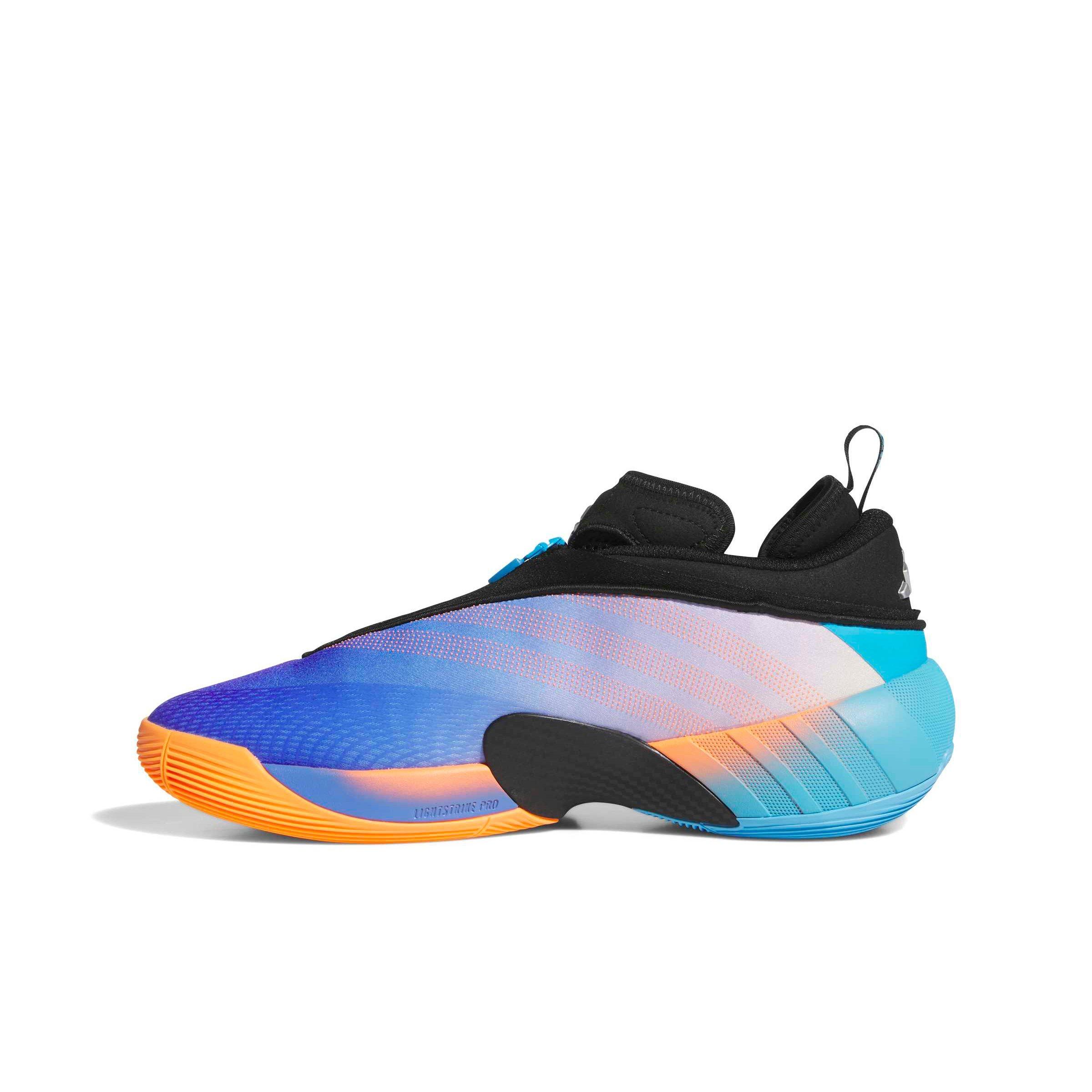 adidas D.O.N. Issue 7 "Core Black/Lucid Orange/Silver Metallic" Men's Basketball Shoe - BLACK/ORANGE/SILVER Thumbnail View 2