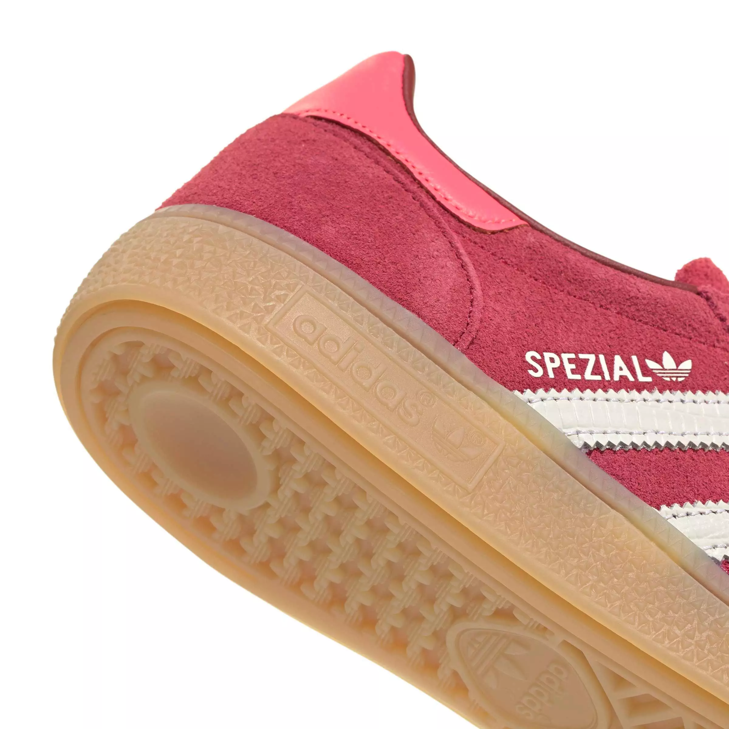 adidas Originals Handball Spezial "Team Victory Red/Off White/Solar Turbo" Women's Shoe - RED/OFF WHITE/TURBO