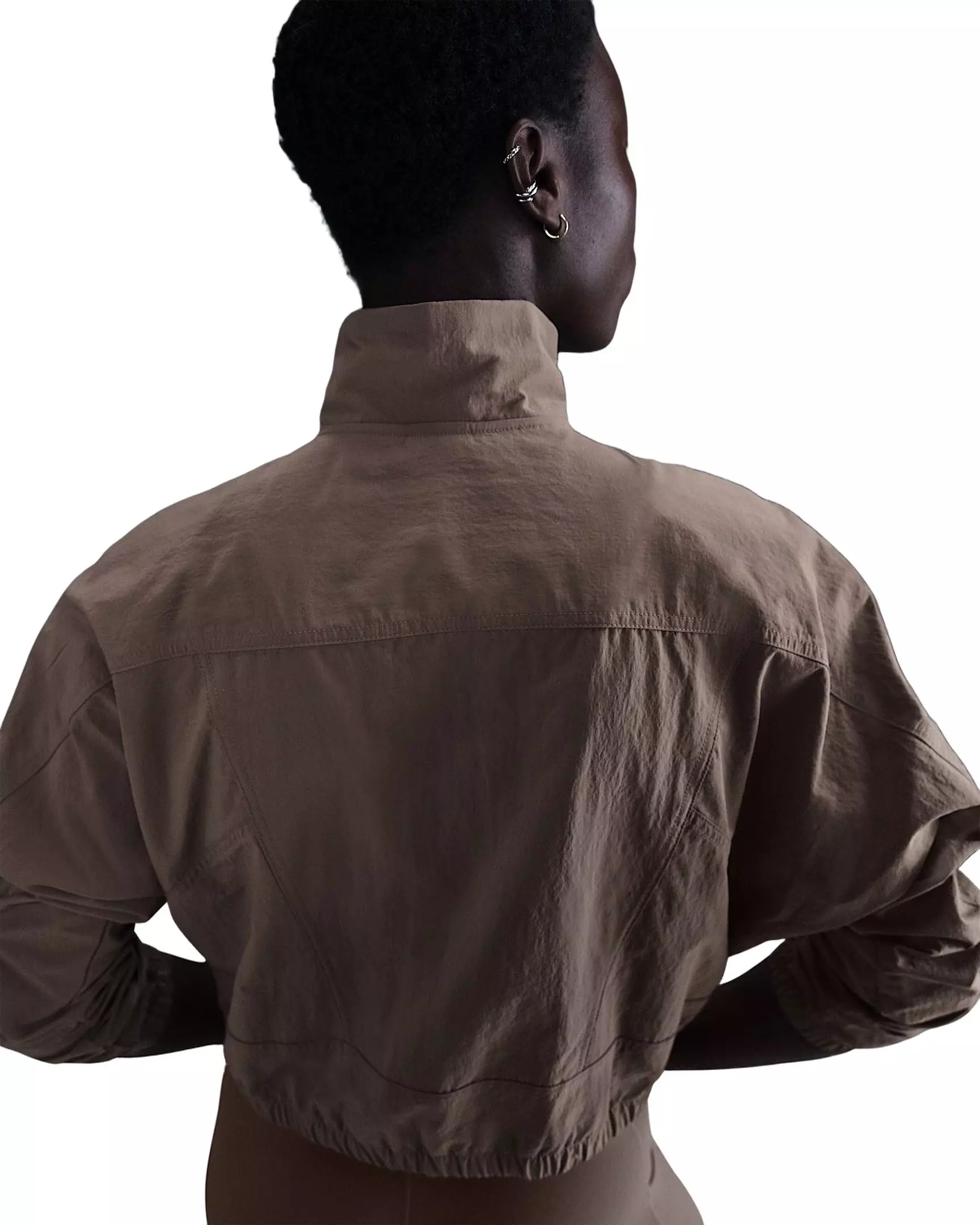 Nike Women's Sportswear Everything Wovens Oversized Repel UV Protection Jacket - brown - BROWN