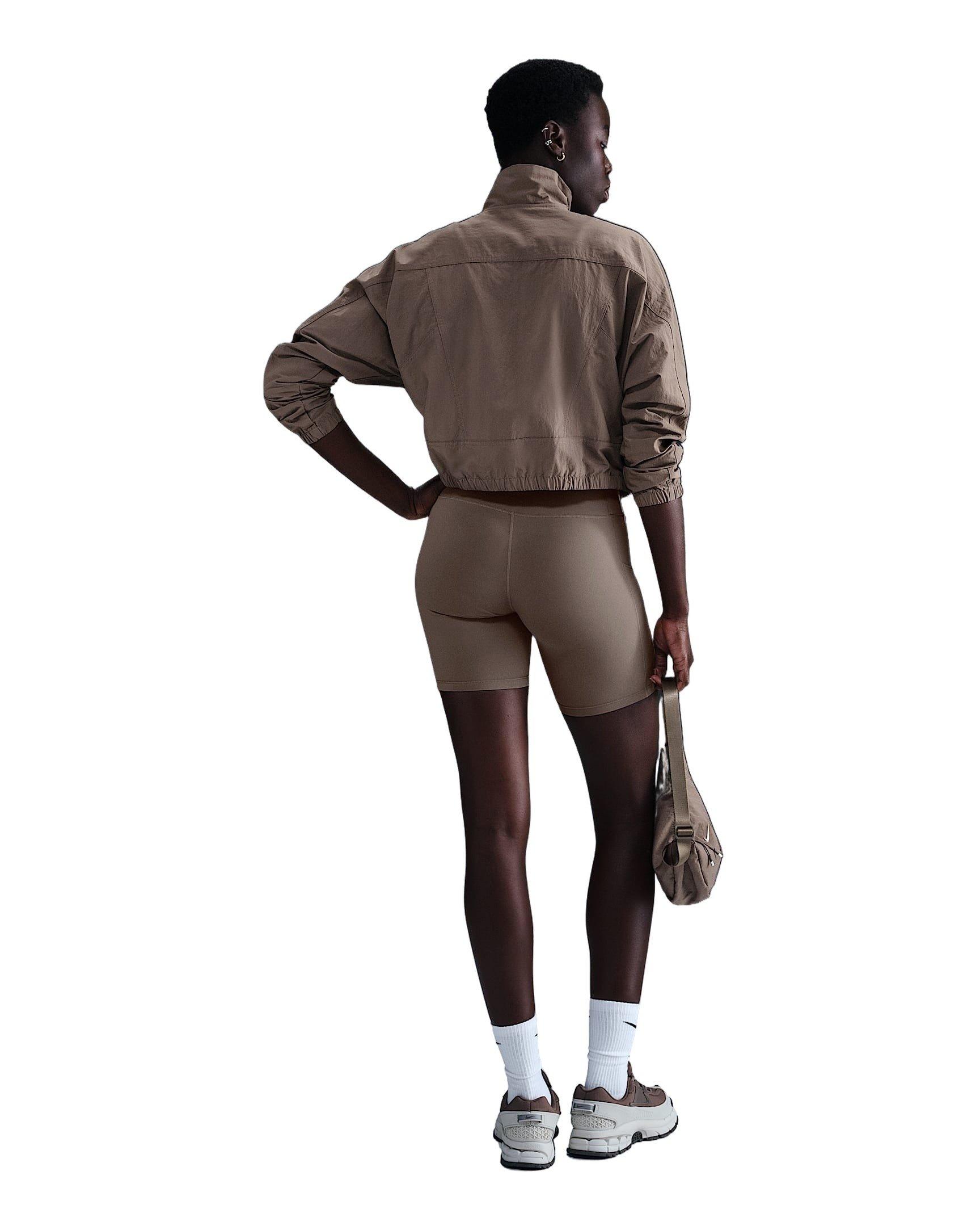 Nike Women's Sportswear Everything Wovens Oversized Repel UV Protection Jacket - brown - BROWN Thumbnail View 2