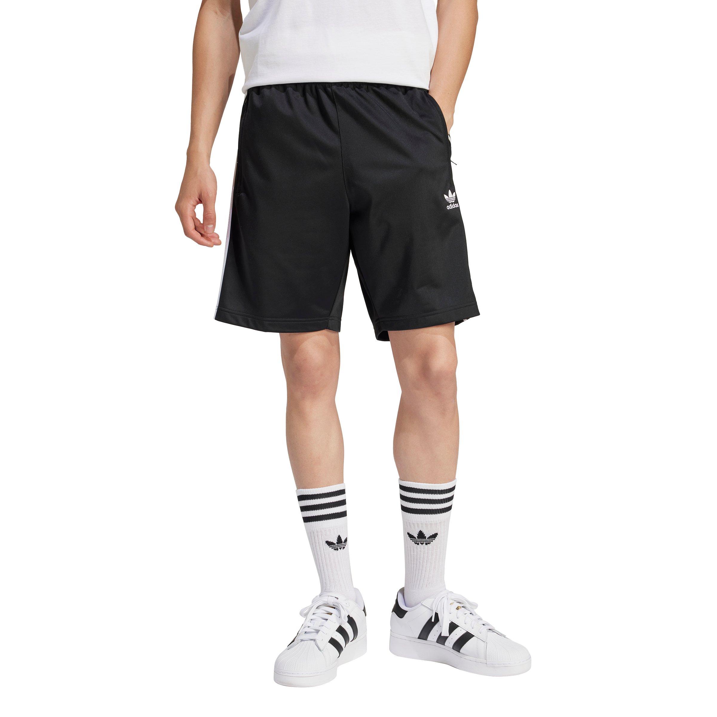 adidas Originals Men's Adicolor Firebird Shorts - Black - BLACK Thumbnail View 1