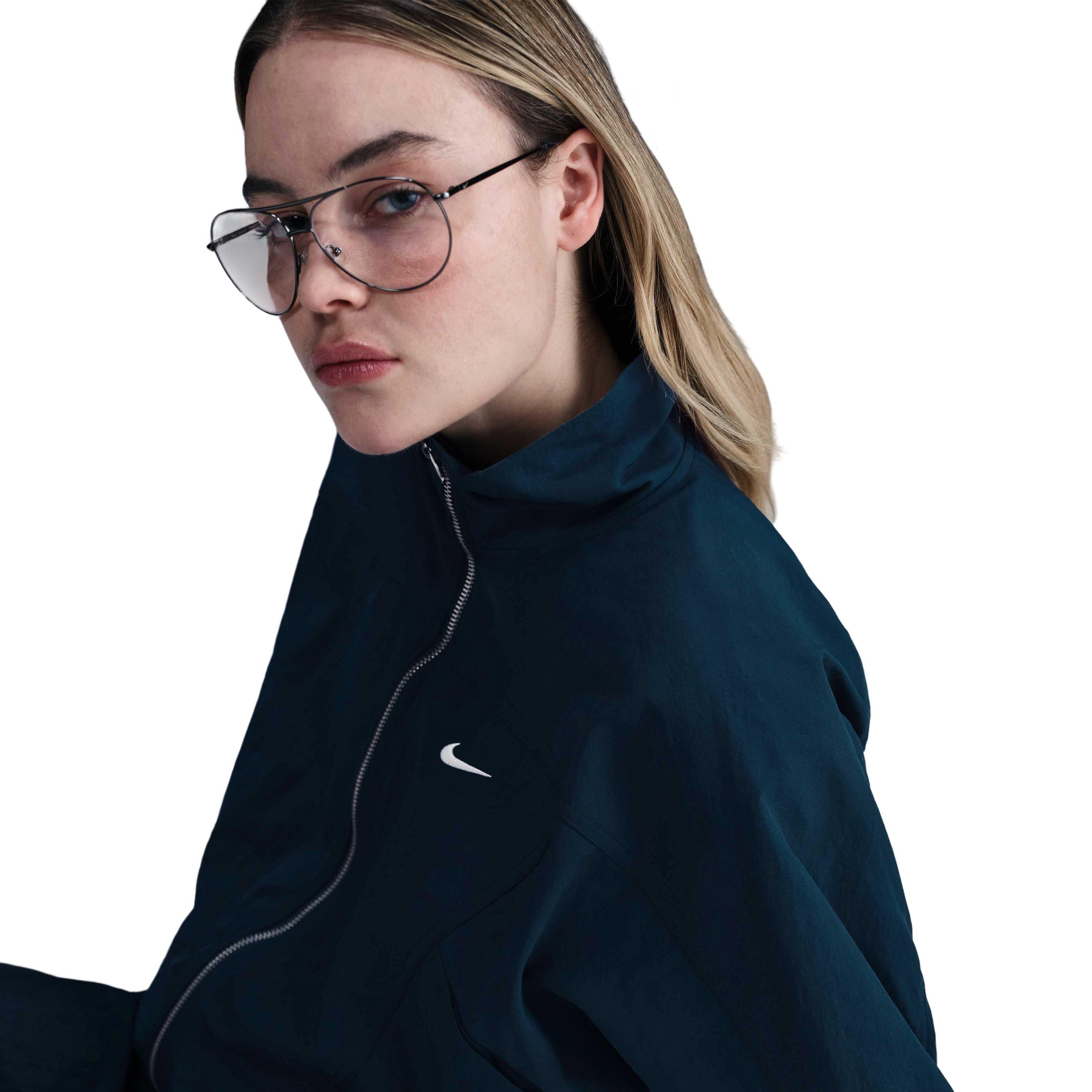 Nike Sportswear Everything Wovens Oversized Repel Women's Blue UV Protection Jacket