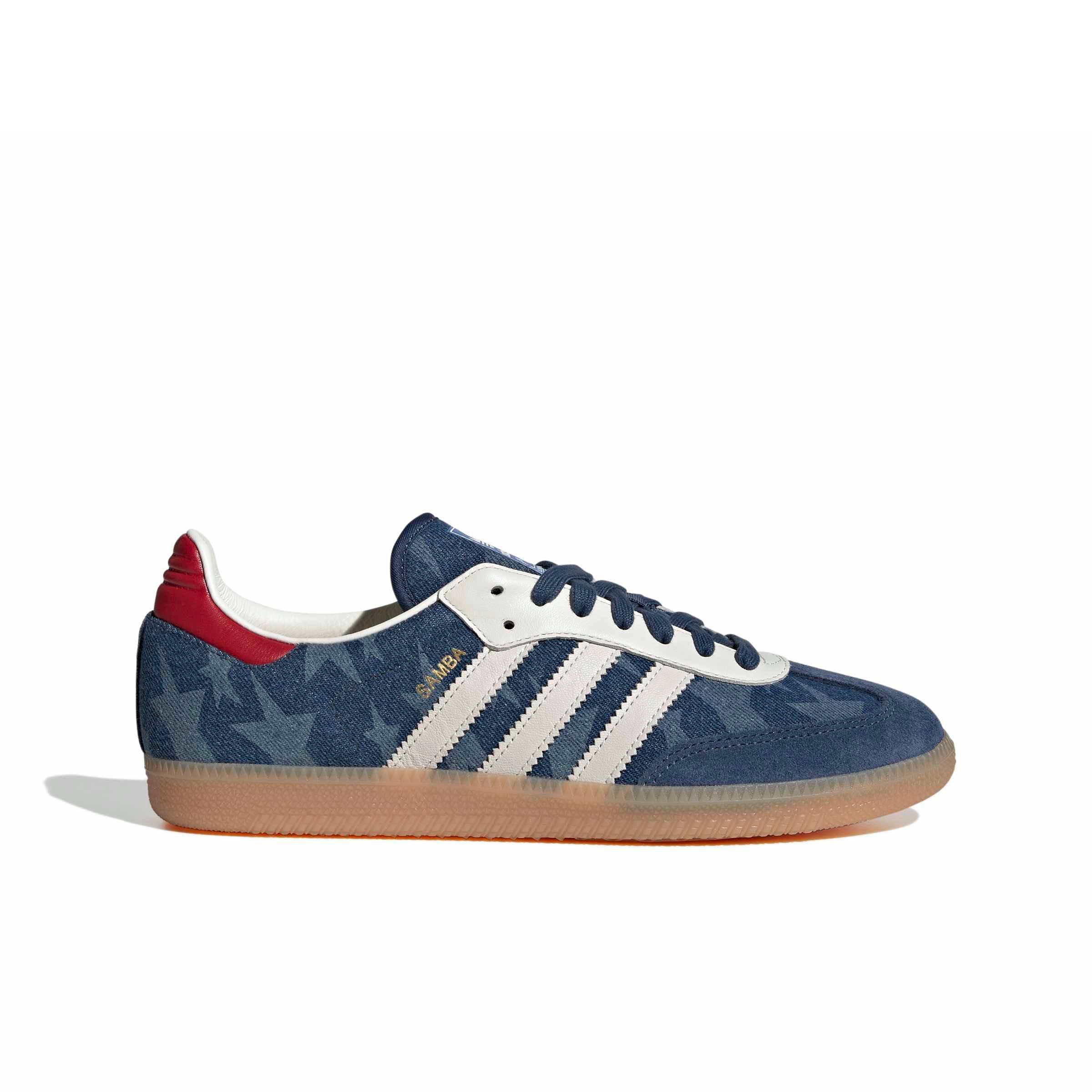 adidas Originals Samba OG "Core White/Night Marine" Men's Shoe - WHITE/MARINE Thumbnail View 1