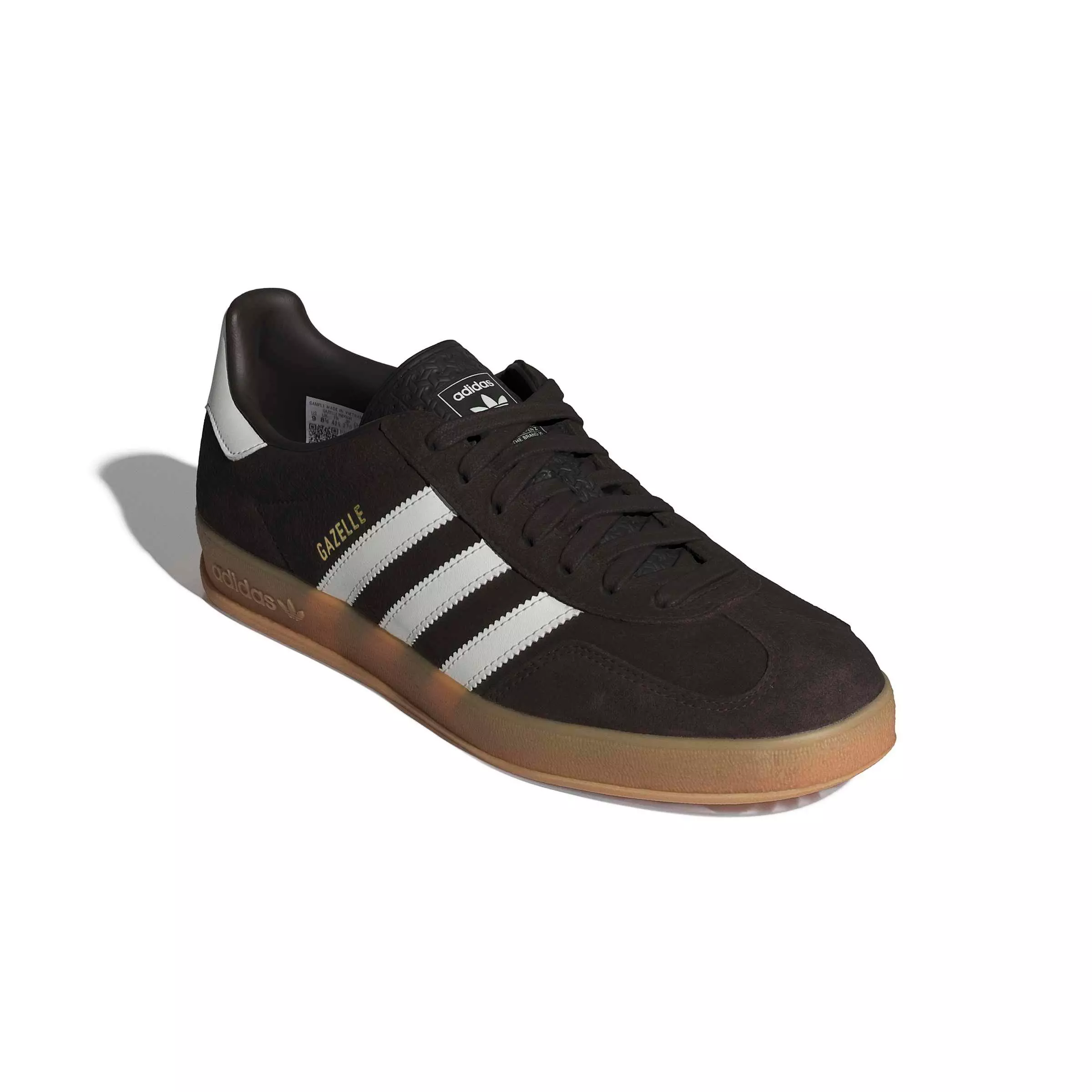 adidas Originals Gazelle Indoor "Aurora Coffee/Core White/Gum 2" Men's Shoe - COFFEE/WHITE/GUM
