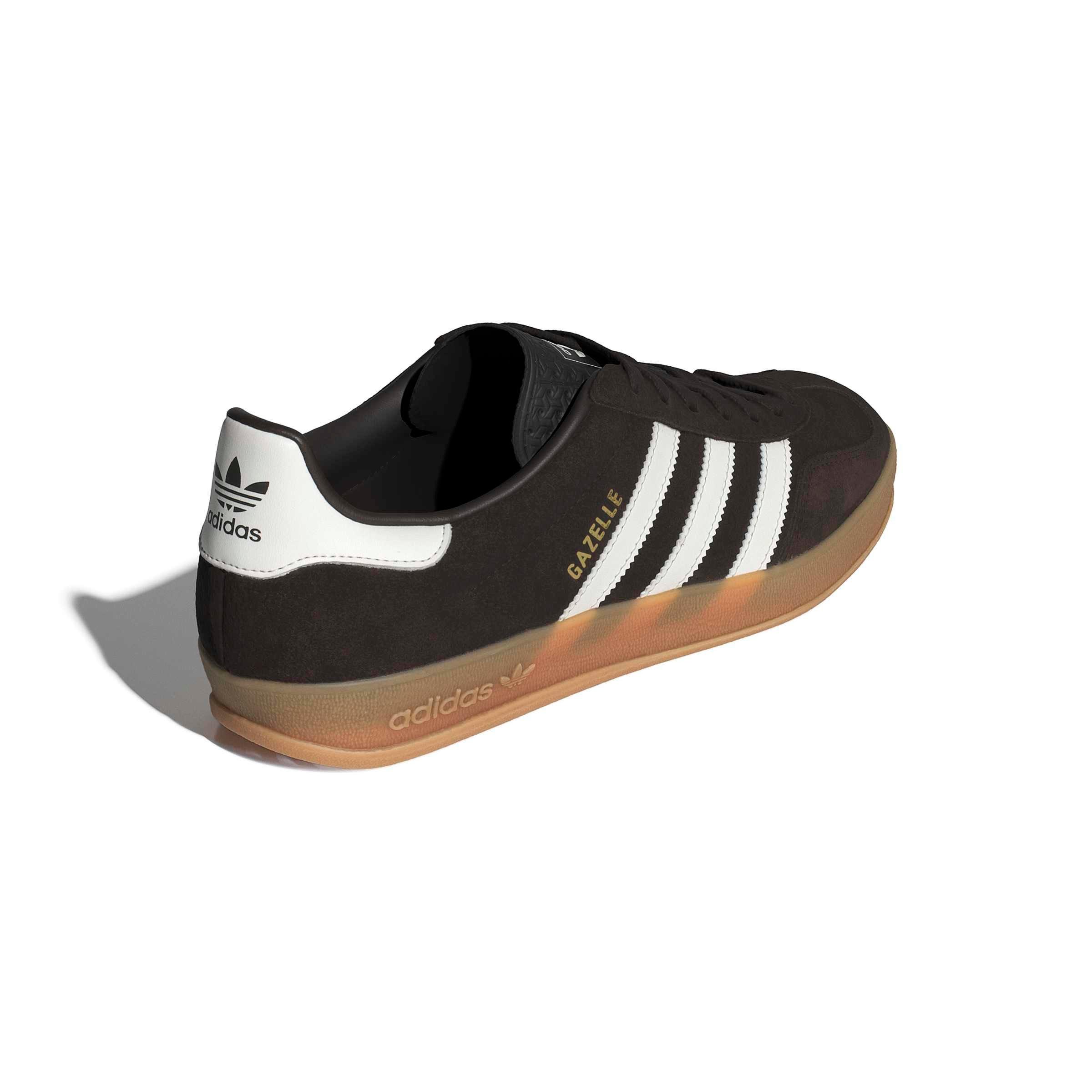 adidas Originals Gazelle Indoor "Aurora Coffee/Core White/Gum 2" Men's Shoe - COFFEE/WHITE/GUM Thumbnail View 4
