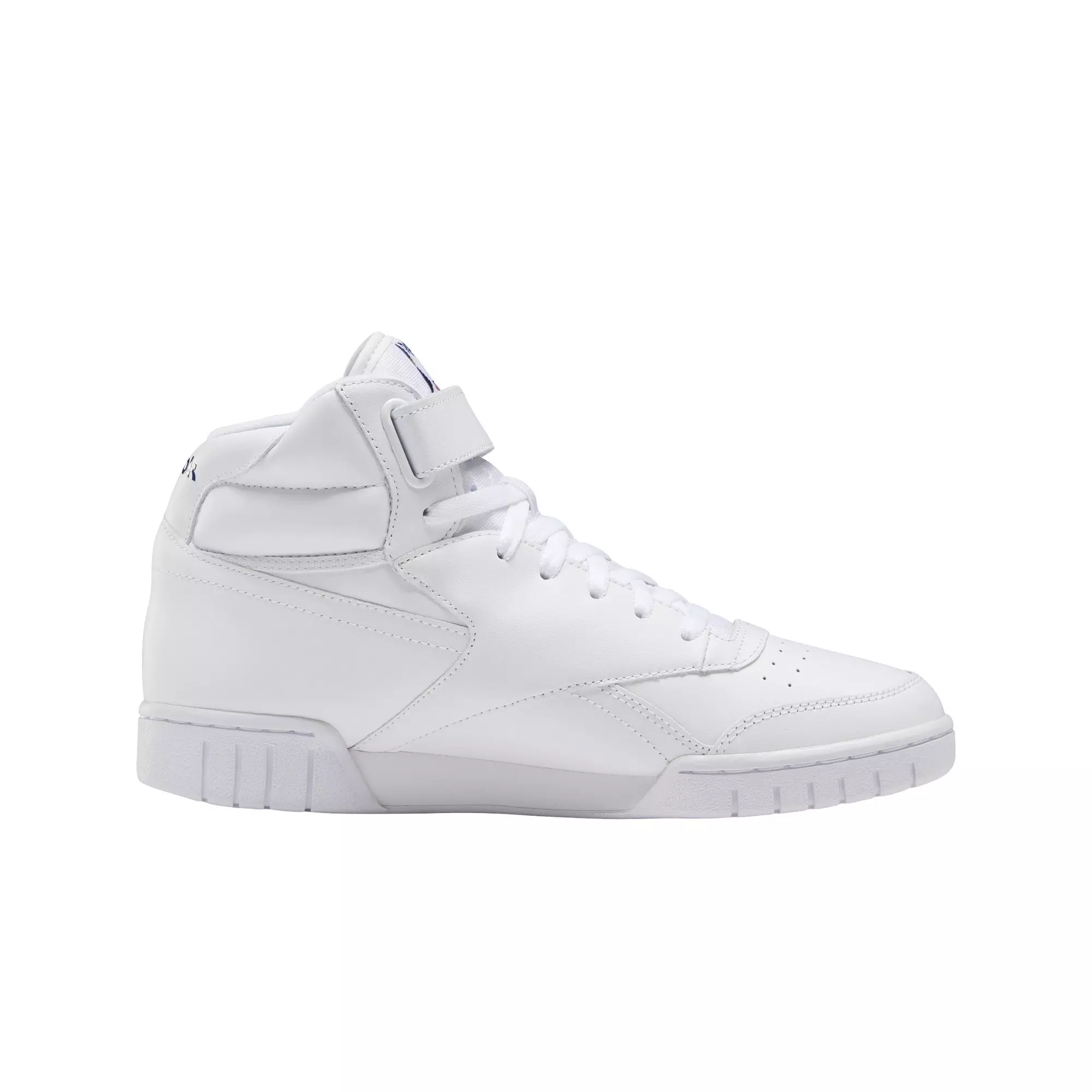 Reebok Ex-O-Fit Hi "White" Grade School Boys' Shoes - WHITE