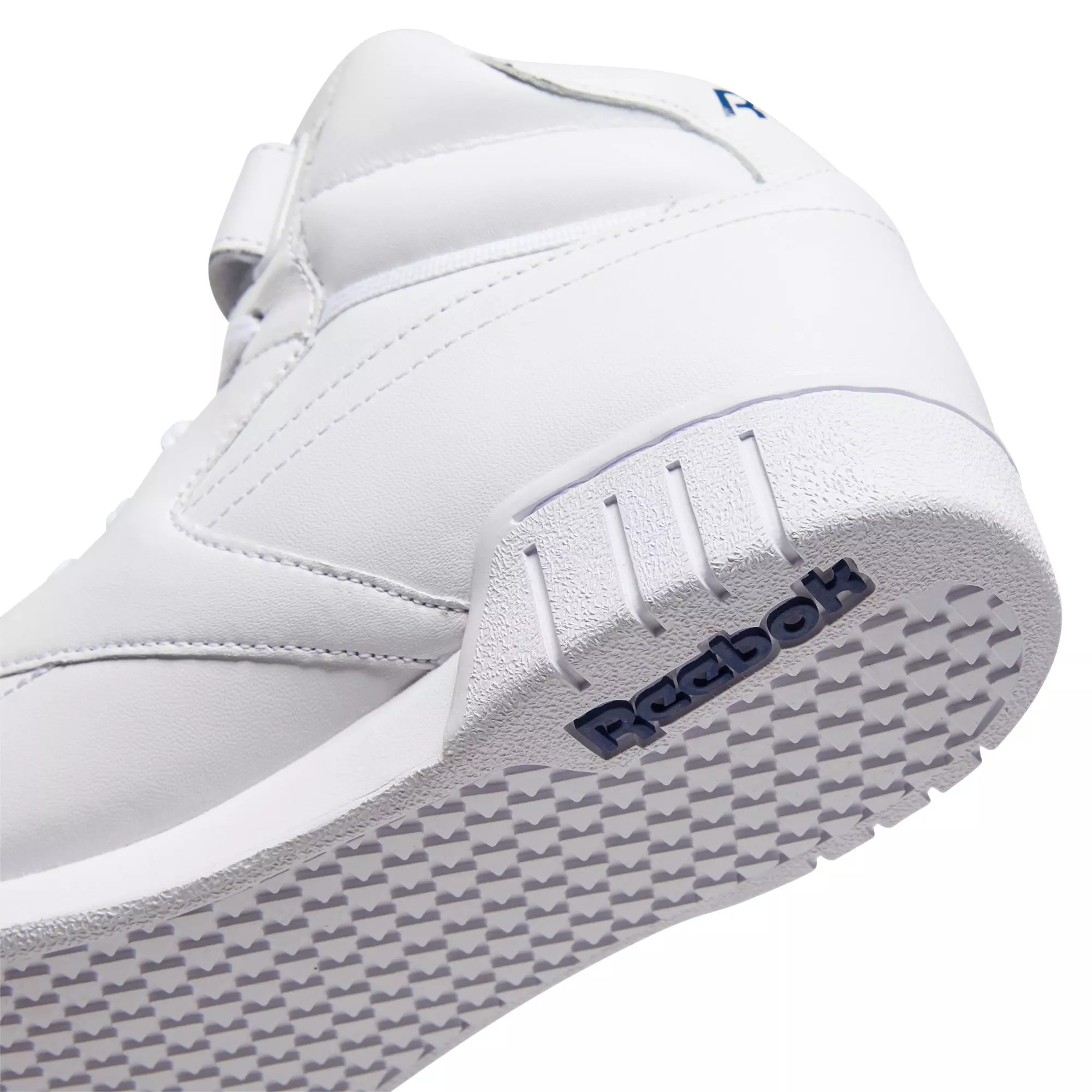 Reebok Ex-O-Fit Hi "White" Grade School Boys' Shoes - WHITE