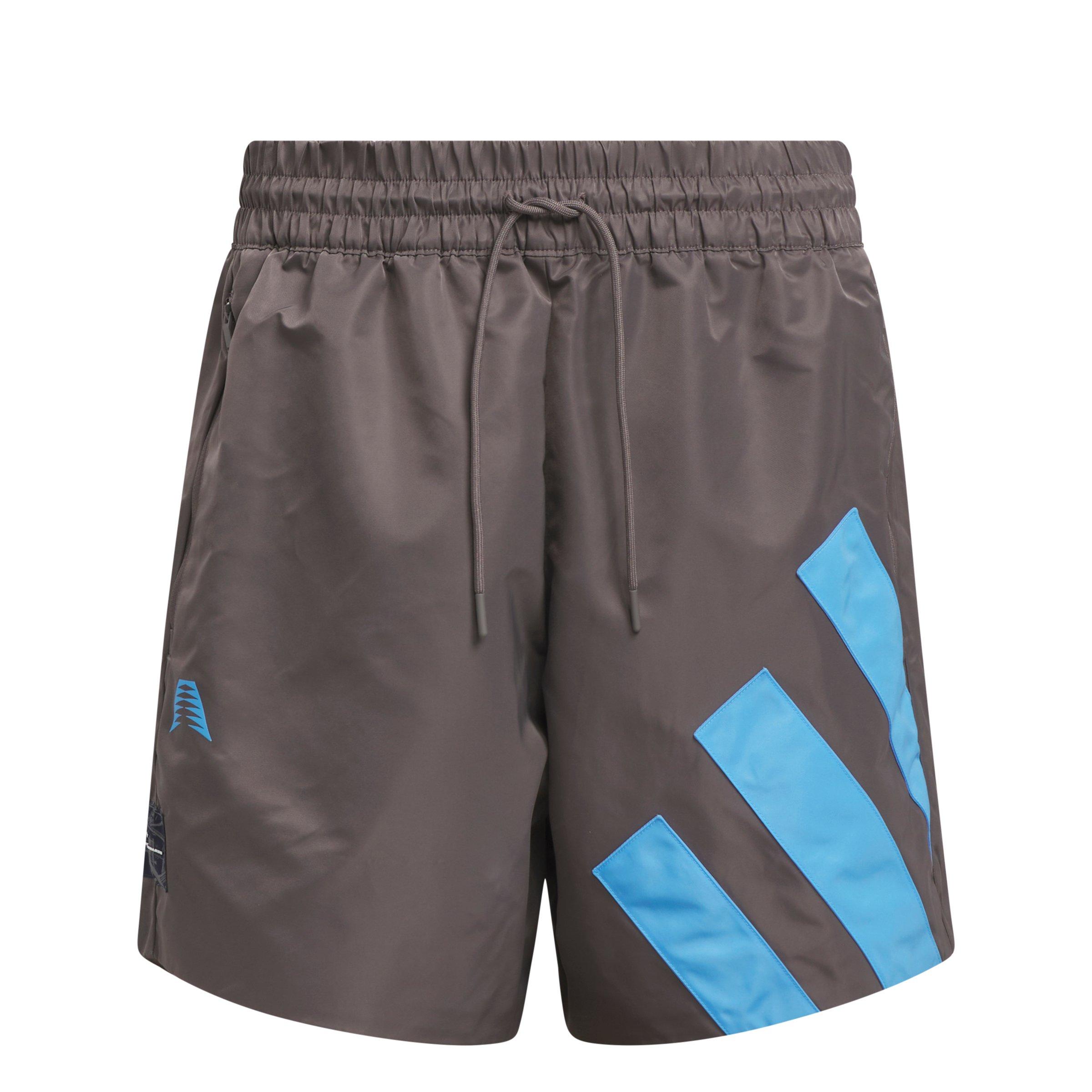 ★ adidas★ TRAY FOUNDATION SHORTS HS3269 adidas Originals Men's Anthony Edwards Foundation Shorts - Grey