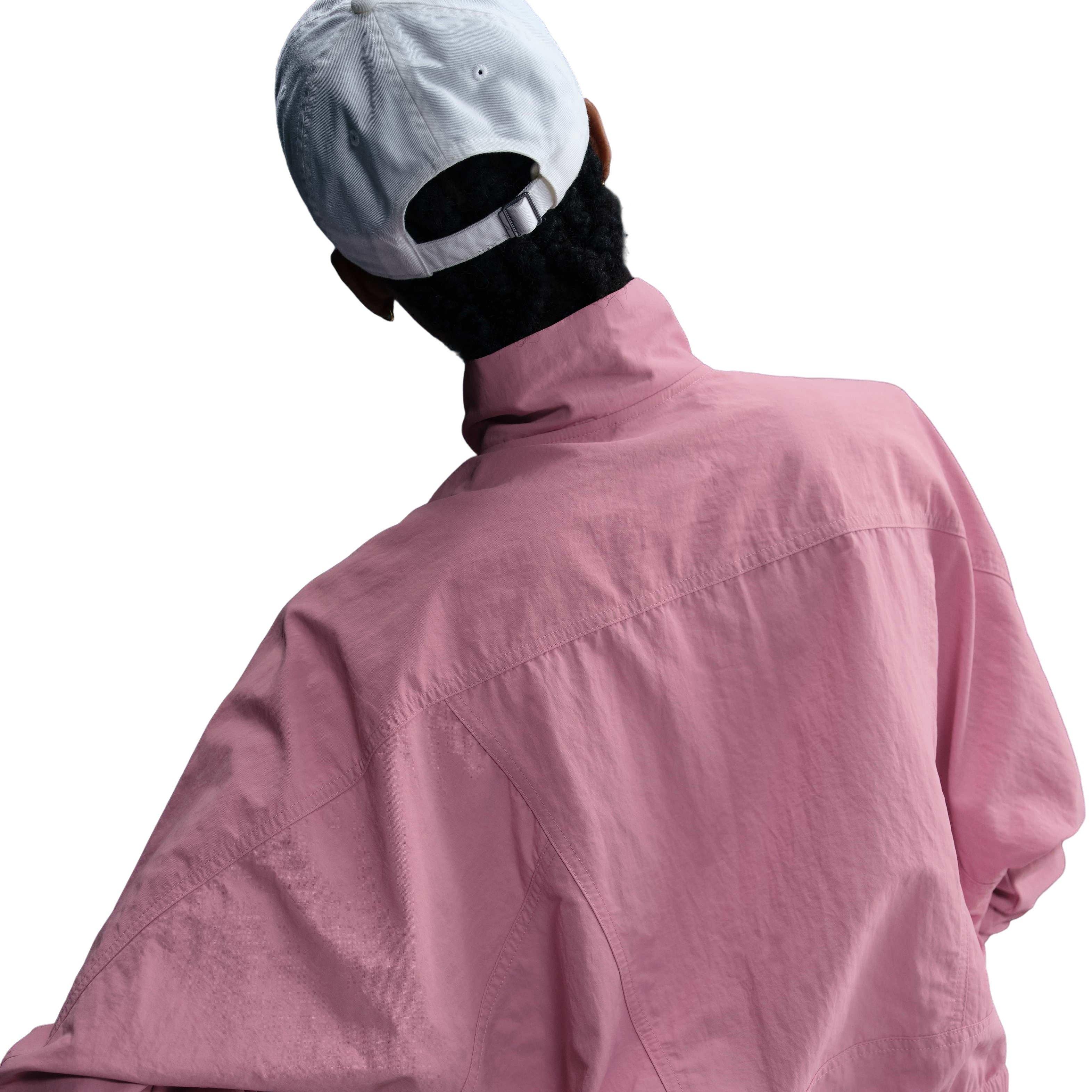 Nike Women's Sportswear Everything Wovens Oversized Repel UV Protection Jacket - Pink - PINK Thumbnail View 2