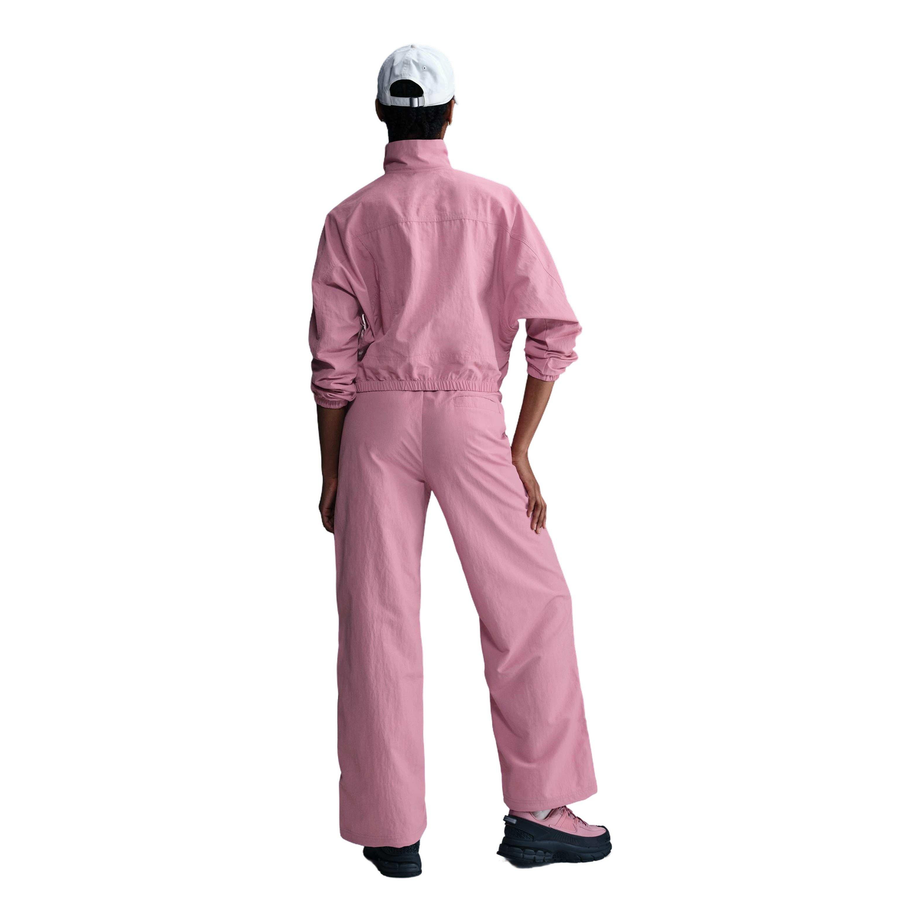 Nike Women's Sportswear Everything Wovens Oversized Repel UV Protection Jacket - Pink - PINK Thumbnail View 5