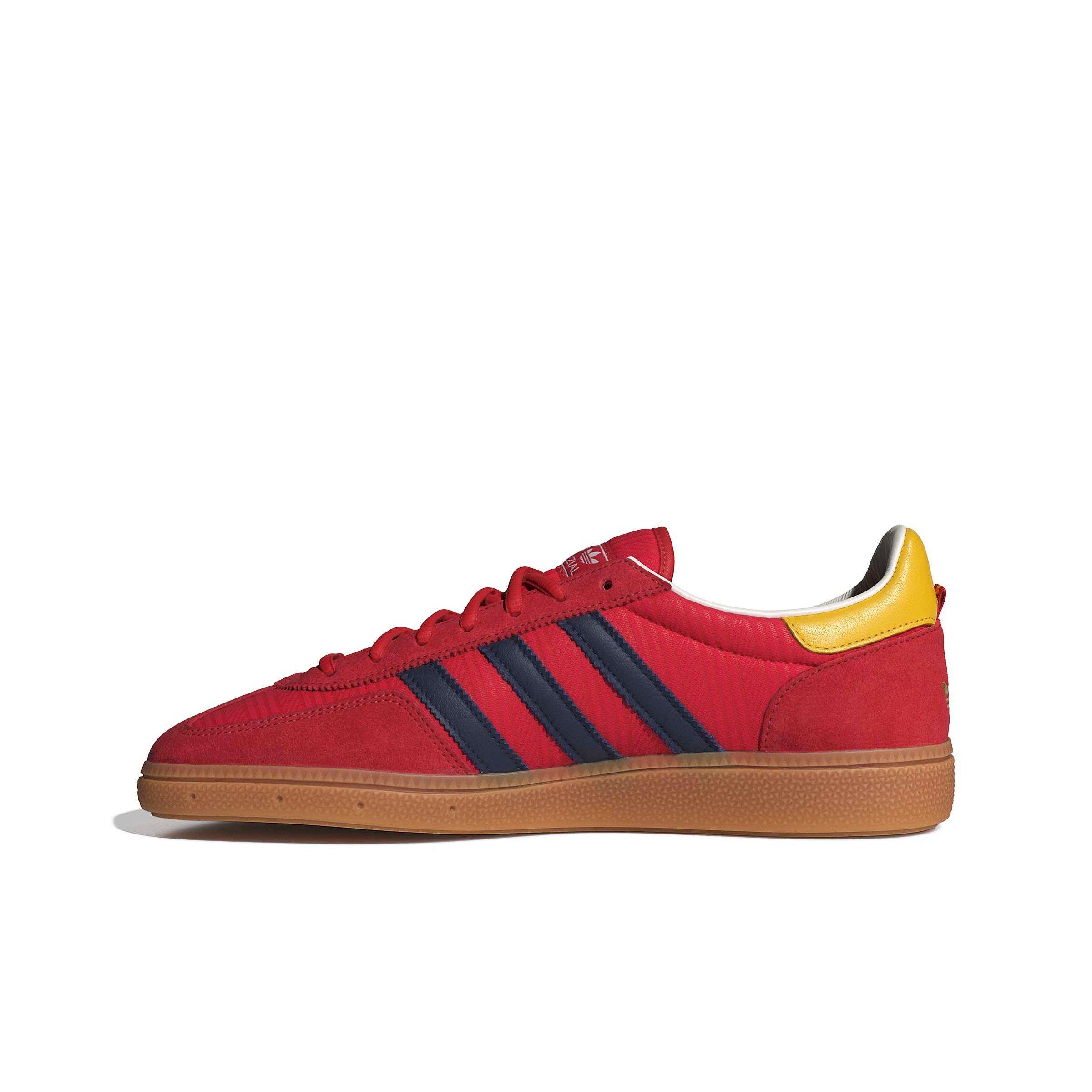 adidas Originals Handball Spezial "Collegiate Red/Night Indigo/Bold Gold" Men's Shoe - RED/INDIGO/GOLD Thumbnail View 2