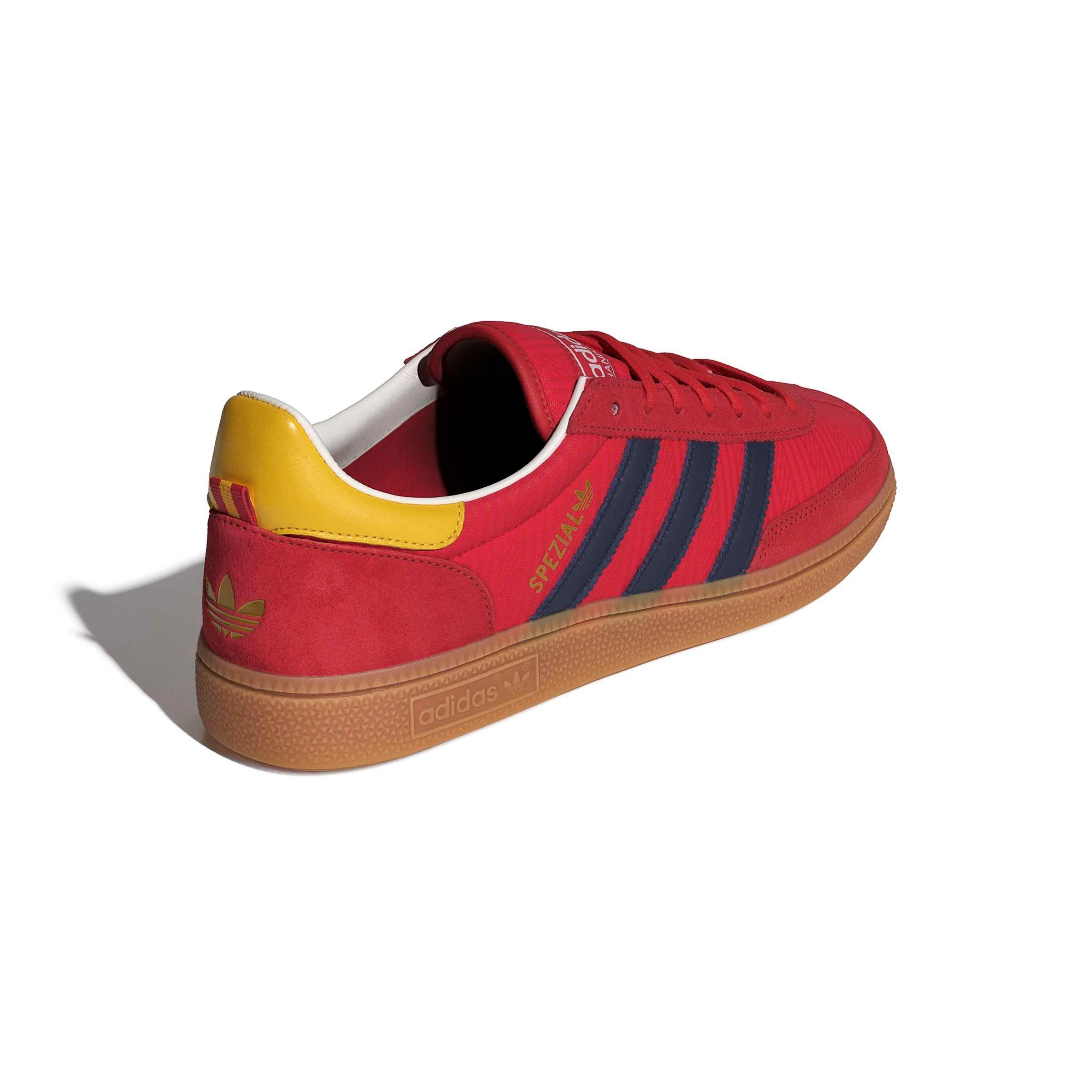 adidas Originals Handball Spezial "Collegiate Red/Night Indigo/Bold Gold" Men's Shoe - RED/INDIGO/GOLD Thumbnail View 4