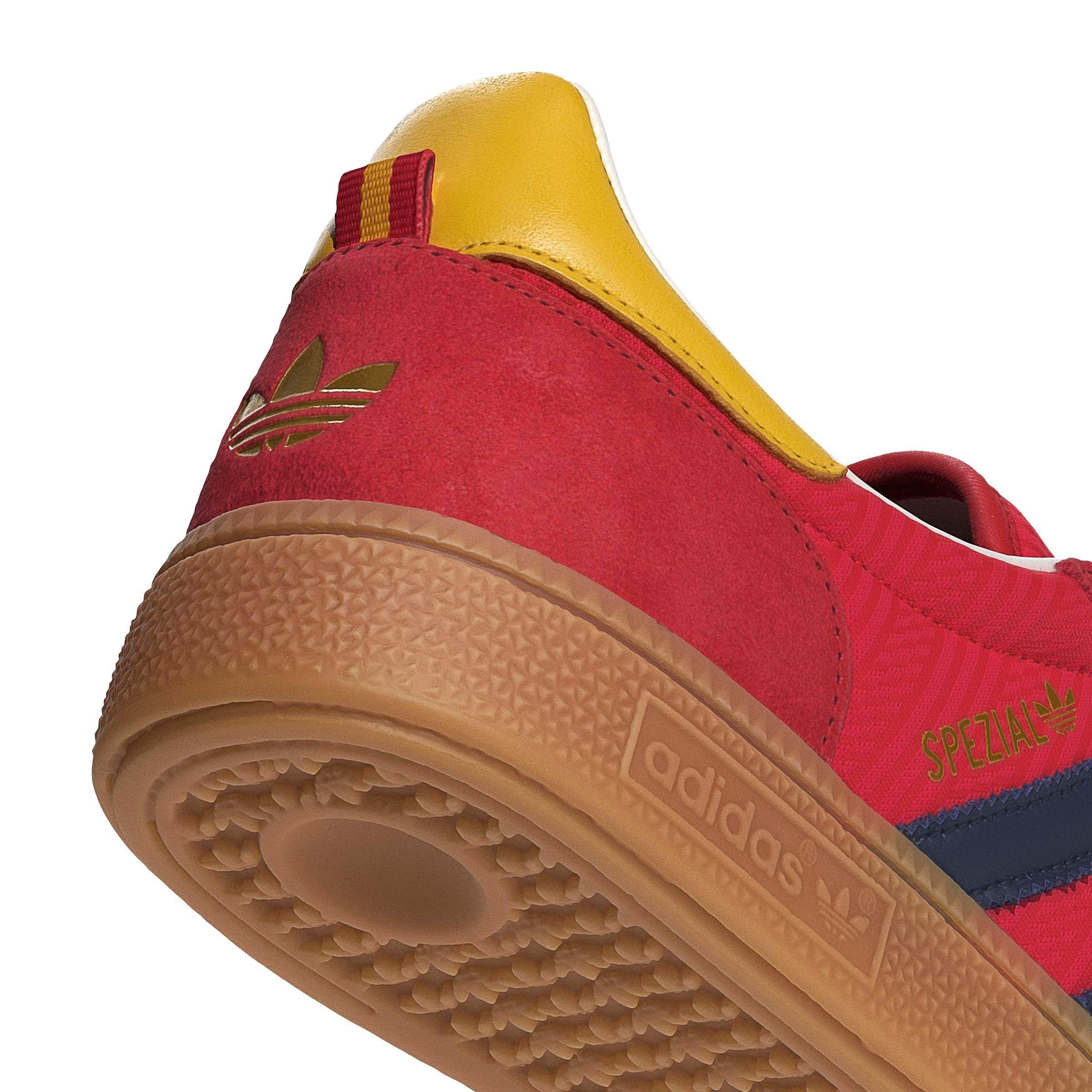 adidas Originals Handball Spezial "Collegiate Red/Night Indigo/Bold Gold" Men's Shoe - RED/INDIGO/GOLD Thumbnail View 8