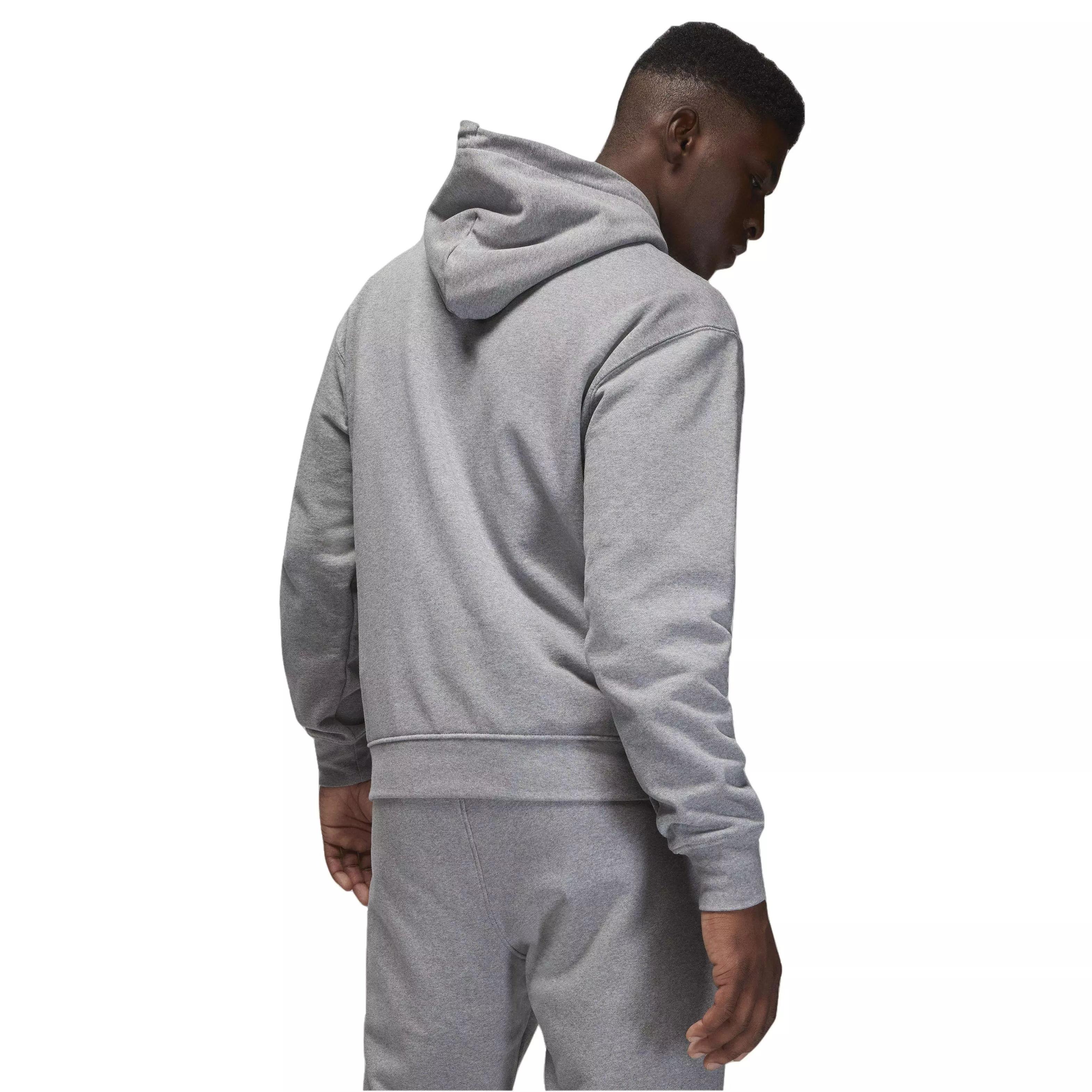 Jordan Men's Essentials Statement Fleece Hoodie-Grey - GREY