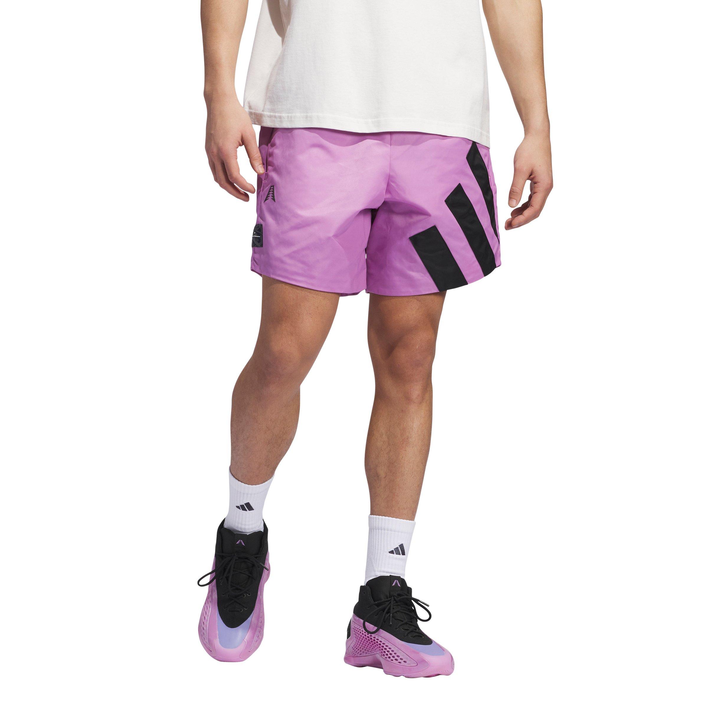 adidas Originals Men's Anthony Edwards Foundation Shorts - Purple - PURPLE