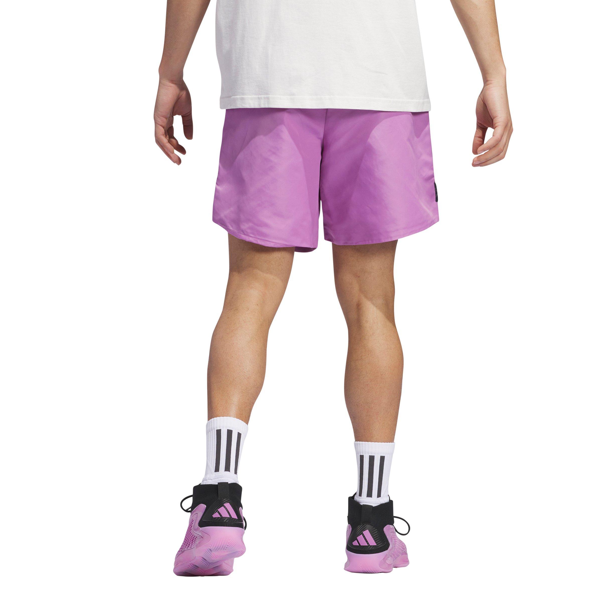 adidas Originals Men's Anthony Edwards Foundation Shorts - Purple - PURPLE Thumbnail View 2