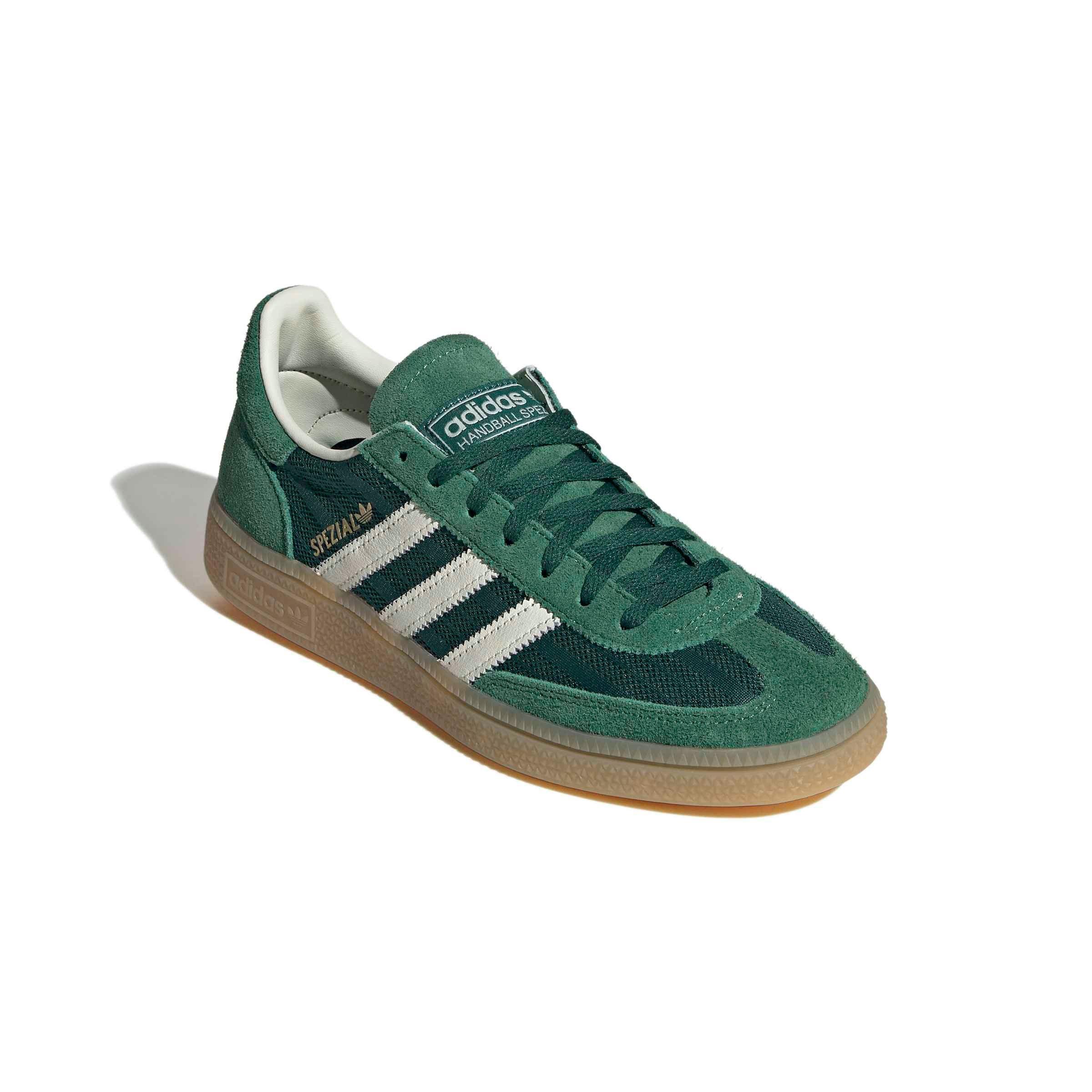adidas Originals Handball Spezial "Collegiate Green/Off White/Blanch Green" Women's Shoe - GREEN/OFF WHITE/GREEN