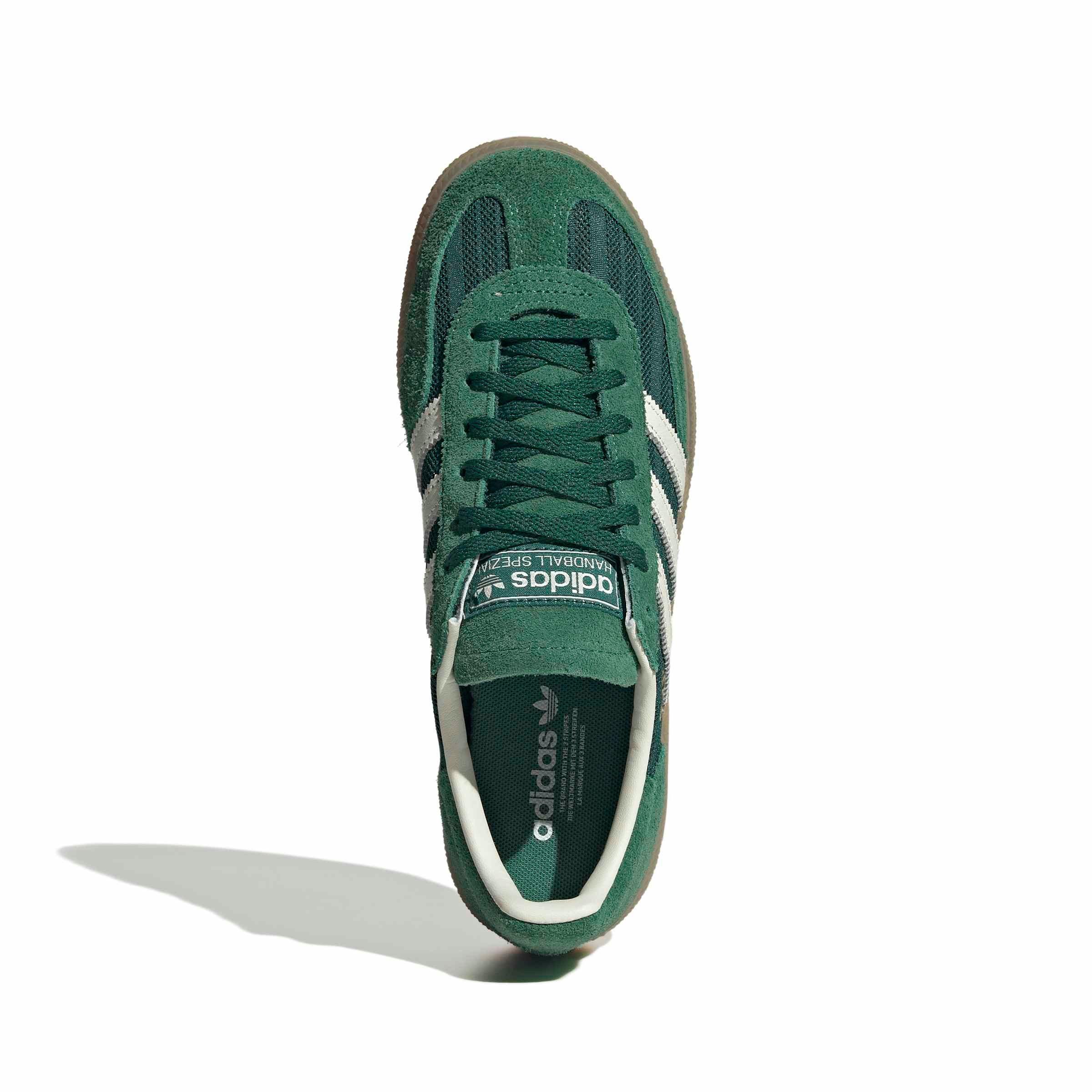 adidas Originals Handball Spezial "Collegiate Green/Off White/Blanch Green" Women's Shoe - GREEN/OFF WHITE/GREEN