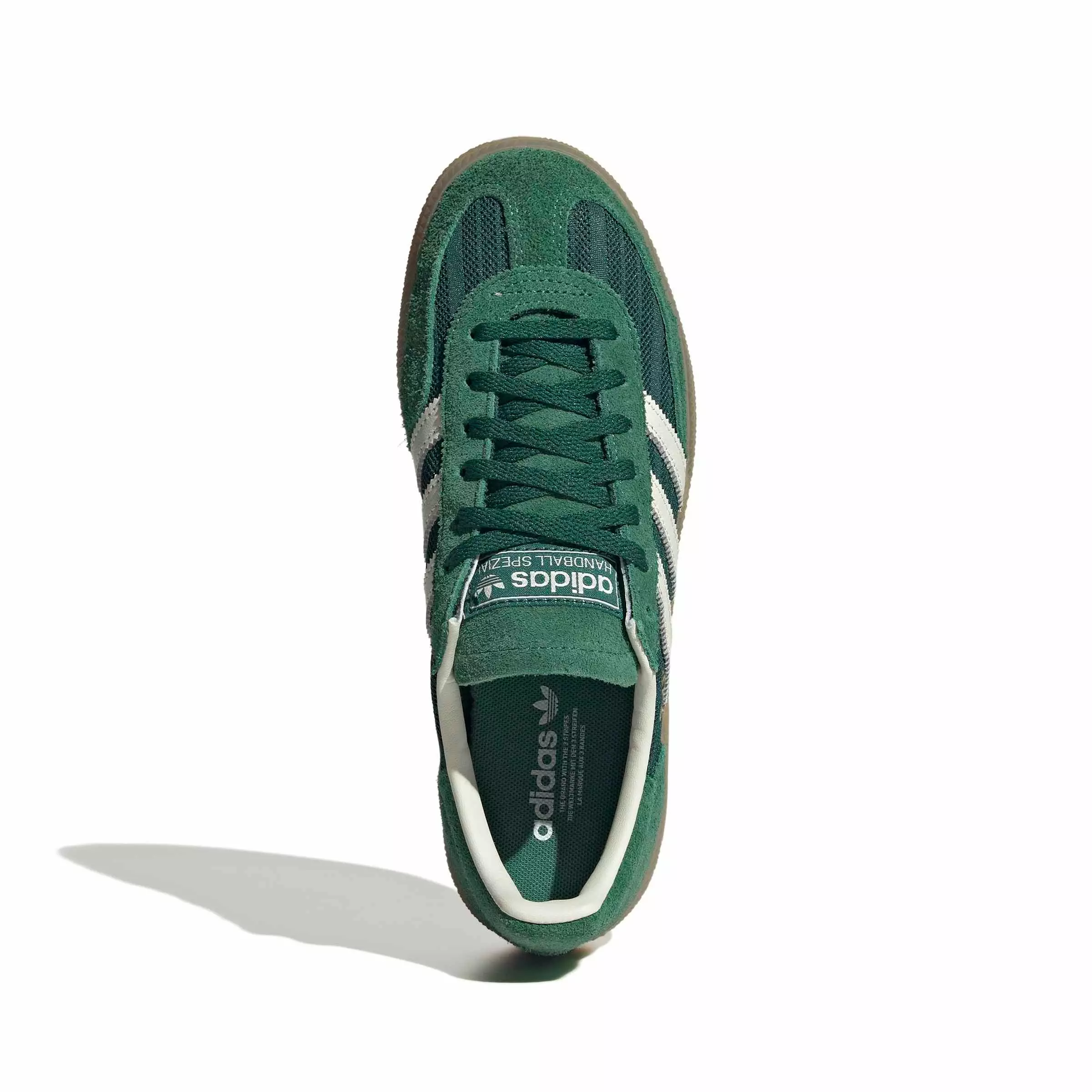 adidas Originals Handball Spezial "Collegiate Green/Off White/Blanch Green" Women's Shoe - GREEN/OFF WHITE/GREEN