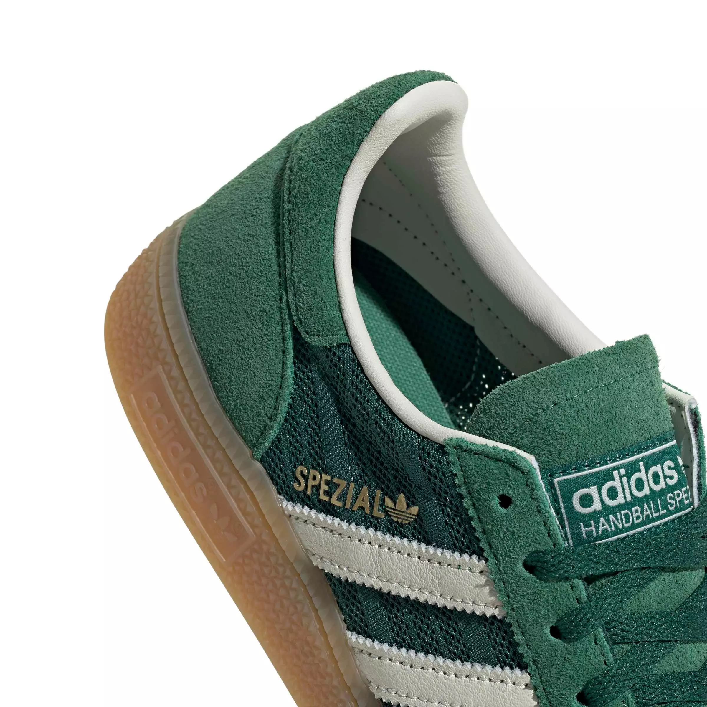 adidas Originals Handball Spezial "Collegiate Green/Off White/Blanch Green" Women's Shoe - GREEN/OFF WHITE/GREEN