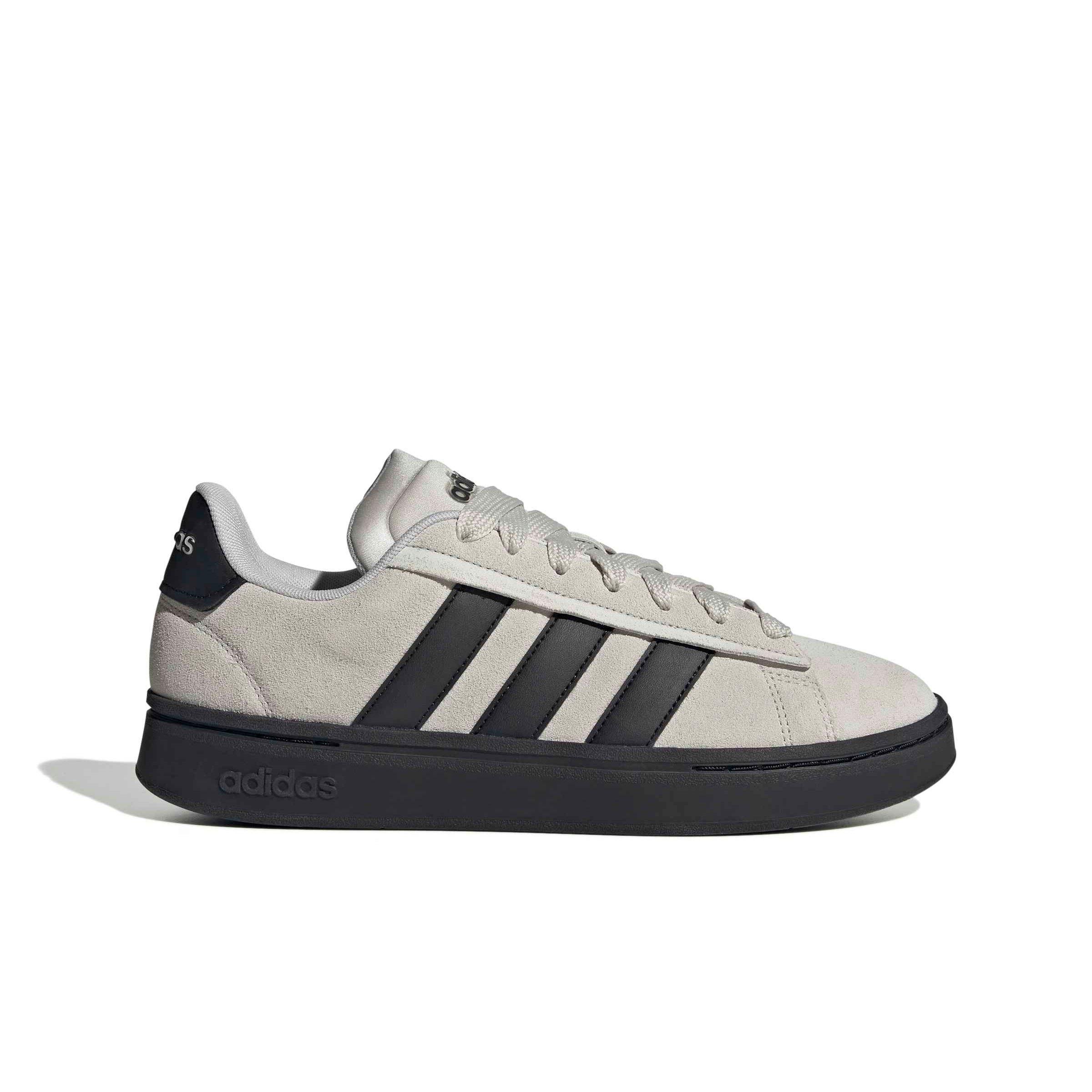 adidas Grand Court Alpha "Grey One/Core Black/Core Black" Men's Shoe - GREY/BLACK/BLACK Thumbnail View 1