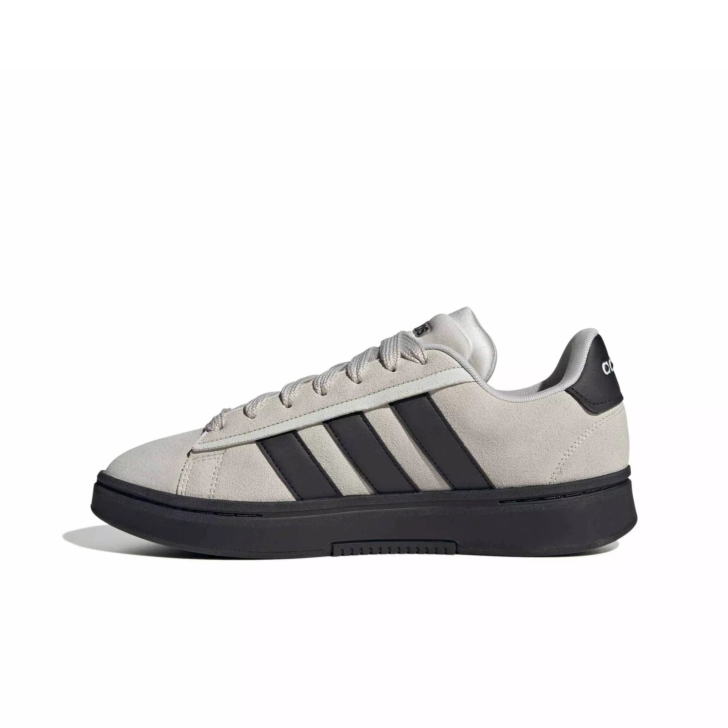 adidas Grand Court Alpha "Grey One/Core Black/Core Black" Men's Shoe - GREY/BLACK/BLACK