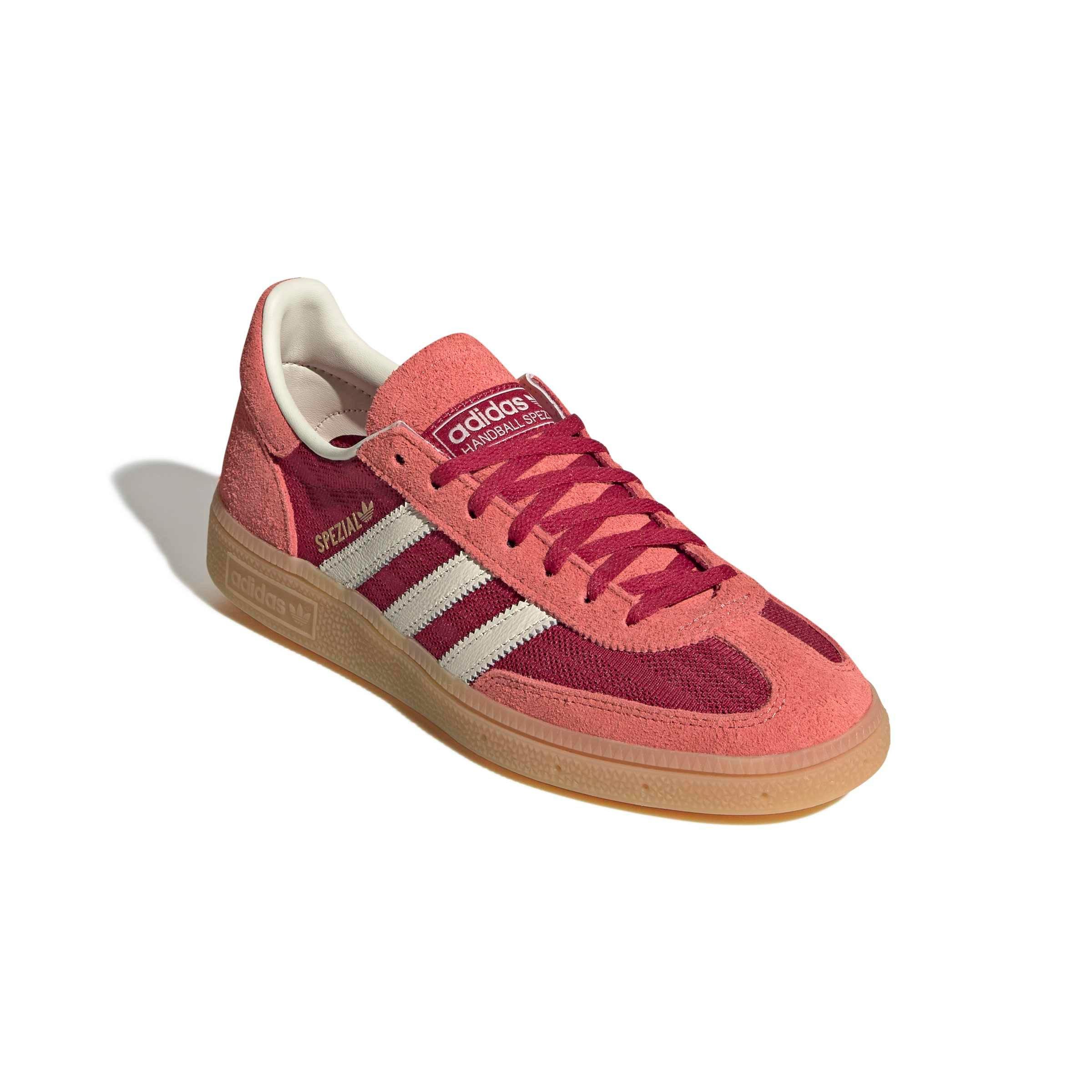 adidas Originals Handball Spezial "Team Victory Red/Off White/Preloved Scarlet" Women's Shoe - RED/OFF WHITE/SCARLET
