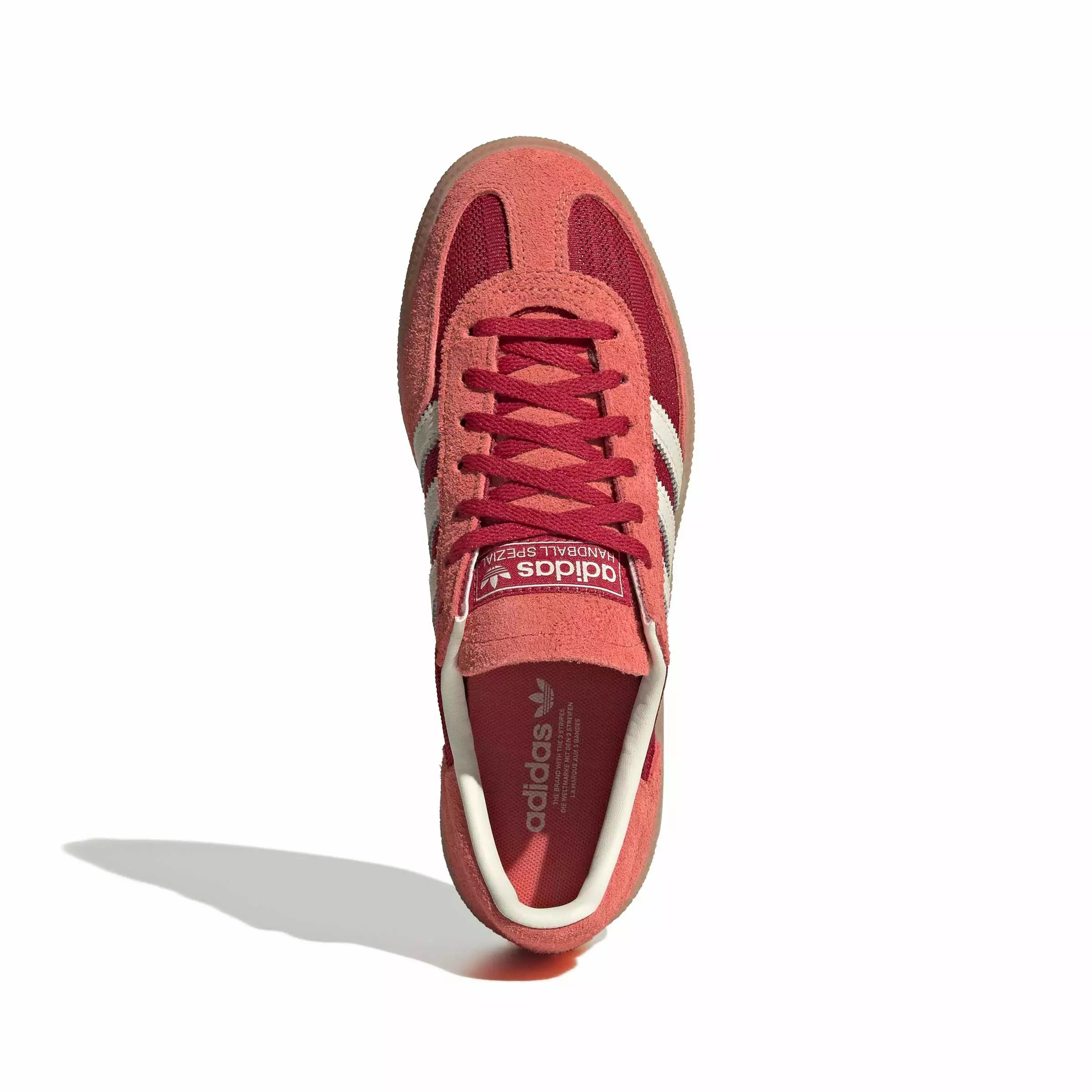 adidas Originals Handball Spezial "Team Victory Red/Off White/Preloved Scarlet" Women's Shoe - RED/OFF WHITE/SCARLET