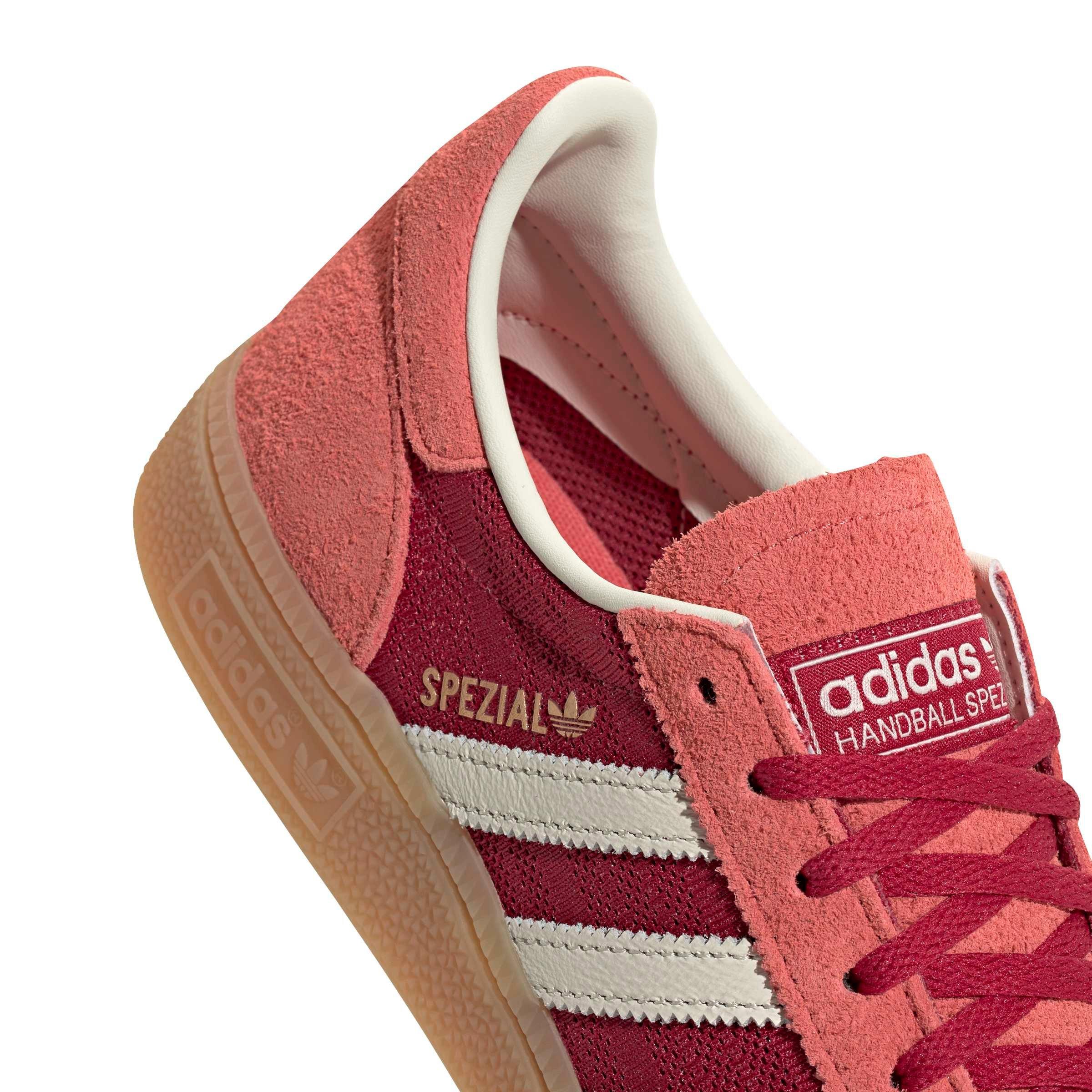 adidas Originals Handball Spezial "Team Victory Red/Off White/Preloved Scarlet" Women's Shoe - RED/OFF WHITE/SCARLET