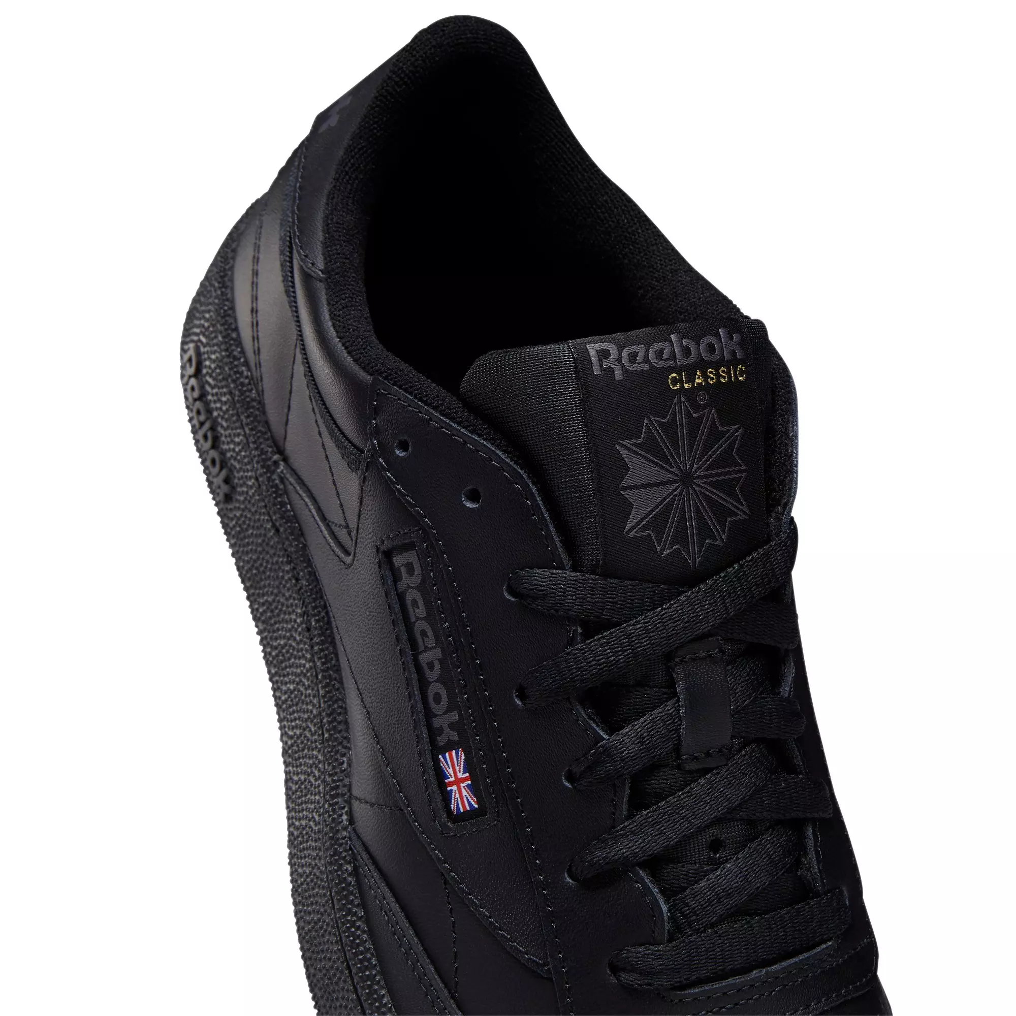 Reebok Club C 85 "Black/Charcoal" Grade School Boys' Shoe - BLACK/GREY