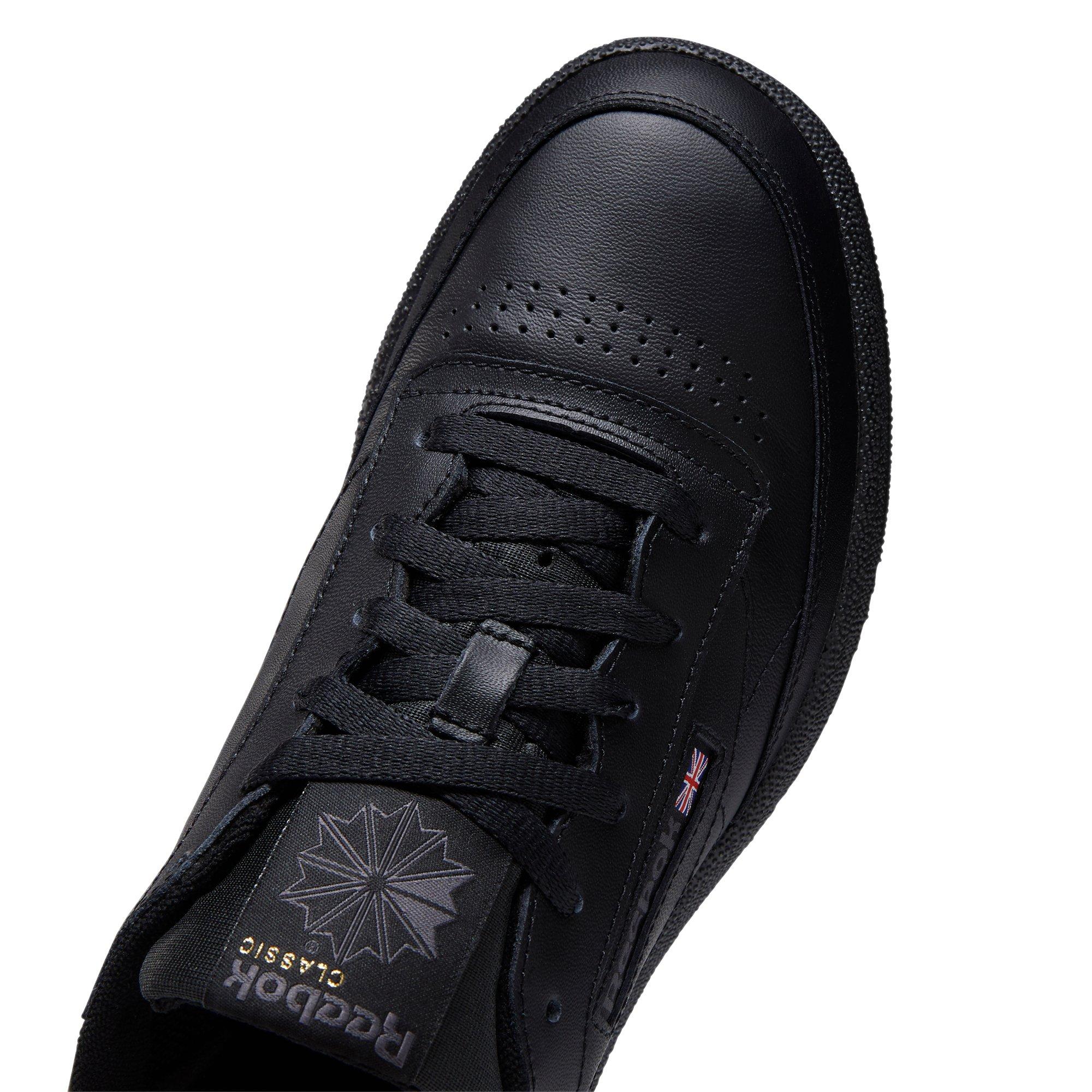 Reebok Club C 85 "Black/Charcoal" Grade School Boys' Shoe - BLACK/GREY Thumbnail View 4
