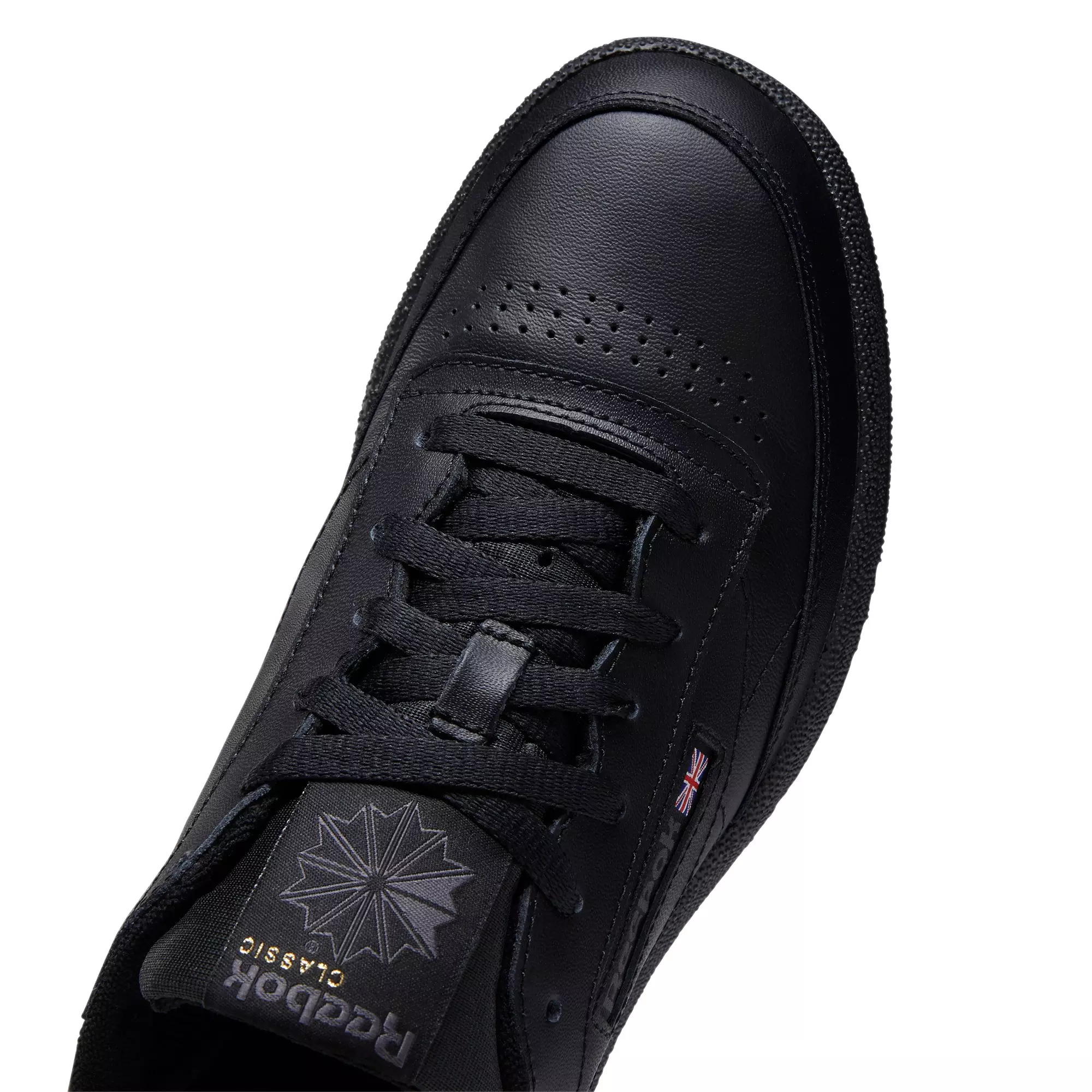 Reebok Club C 85 "Black/Charcoal" Grade School Boys' Shoe - BLACK/GREY