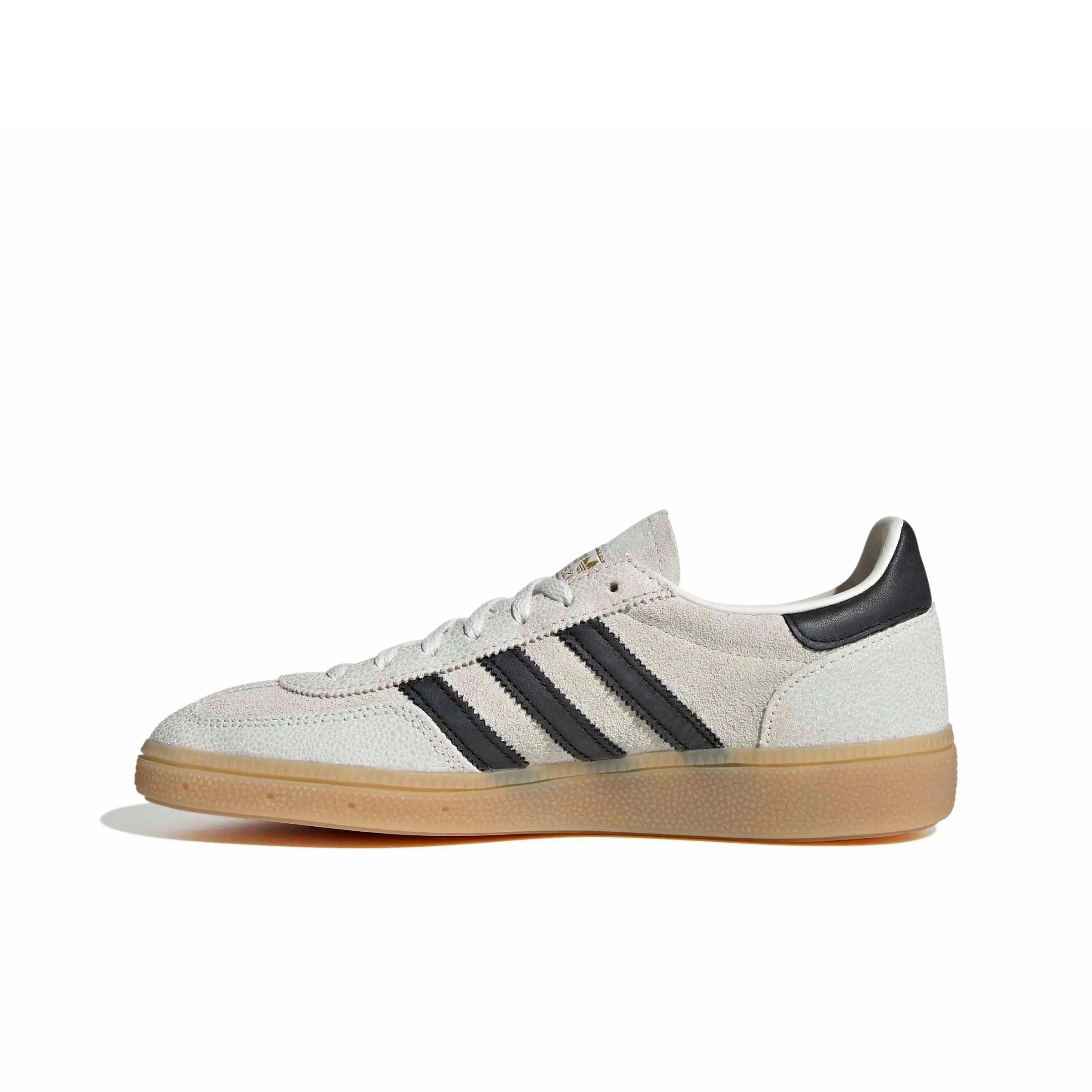 adidas Originals Handball Spezial "Cloud White/Core Black/Gold Metallic" Women's Shoe - WHITE/BLACK/GOLD