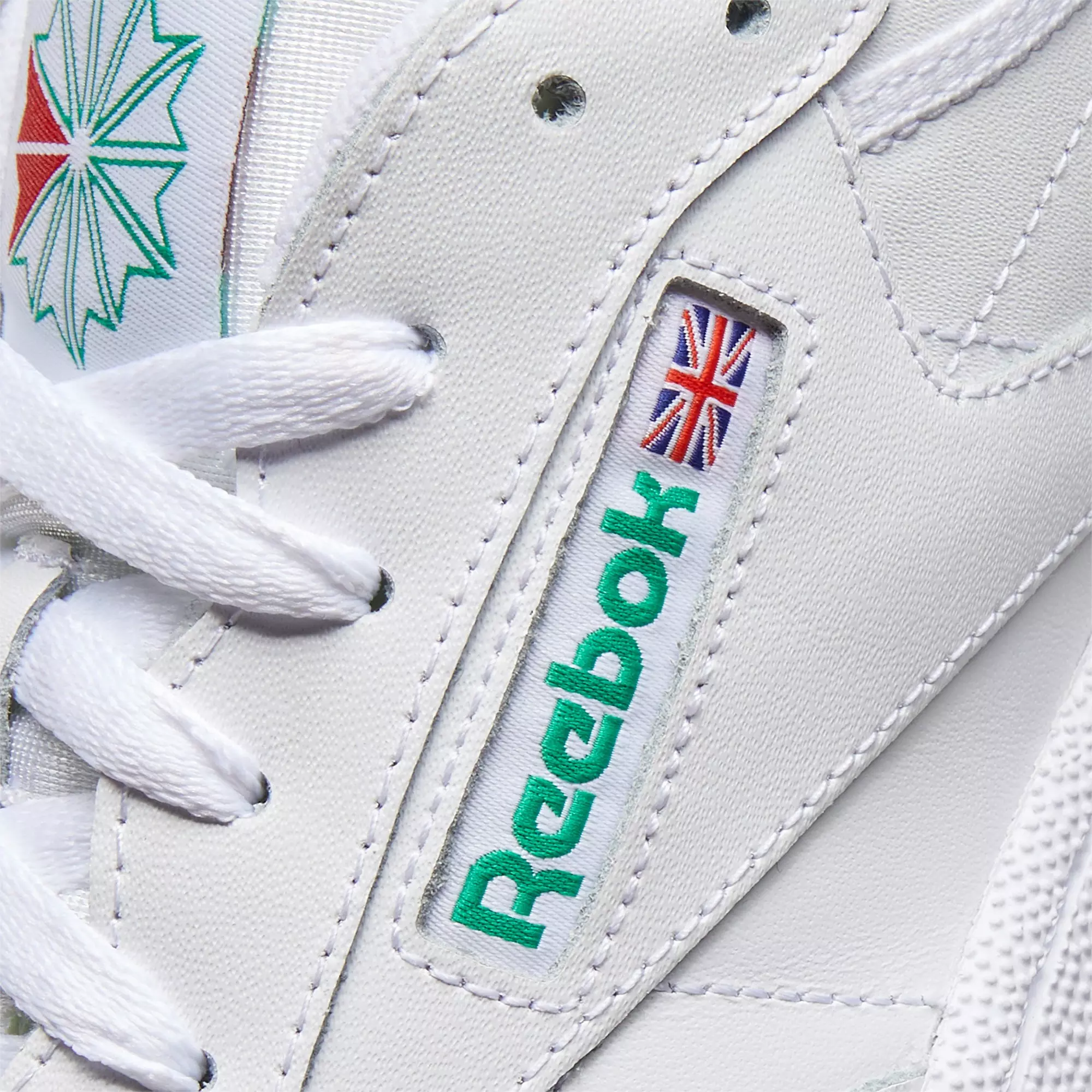 Reebok Club C 85 "White/Green" Grade School Boys' Shoe - WHITE/GREEN
